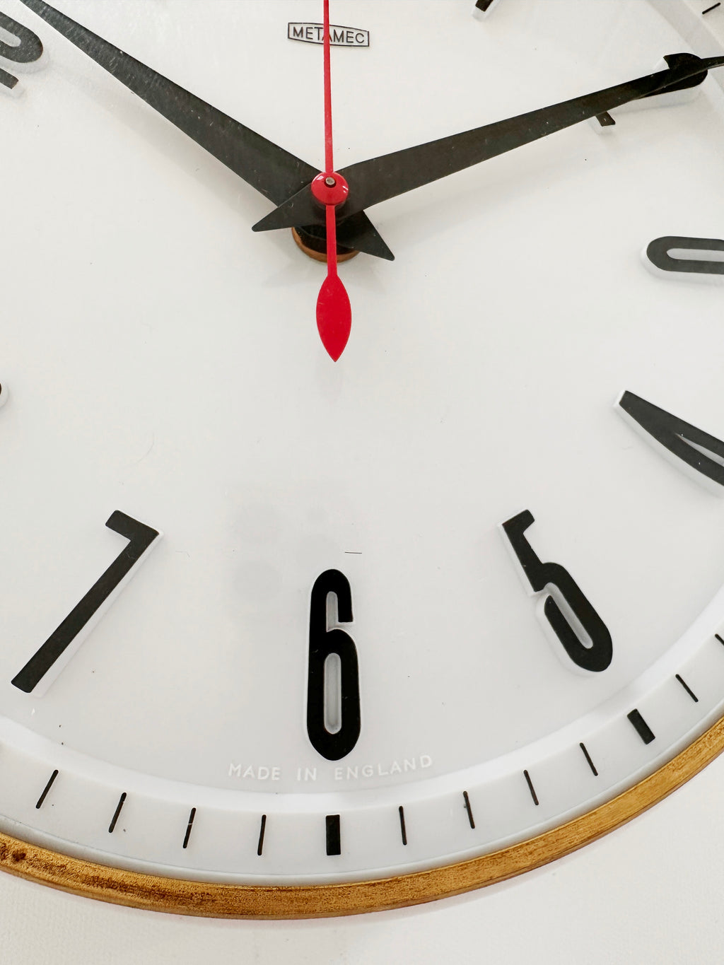 Vintage METAMEC Electric Wall School Clock | Adelaide Clocks