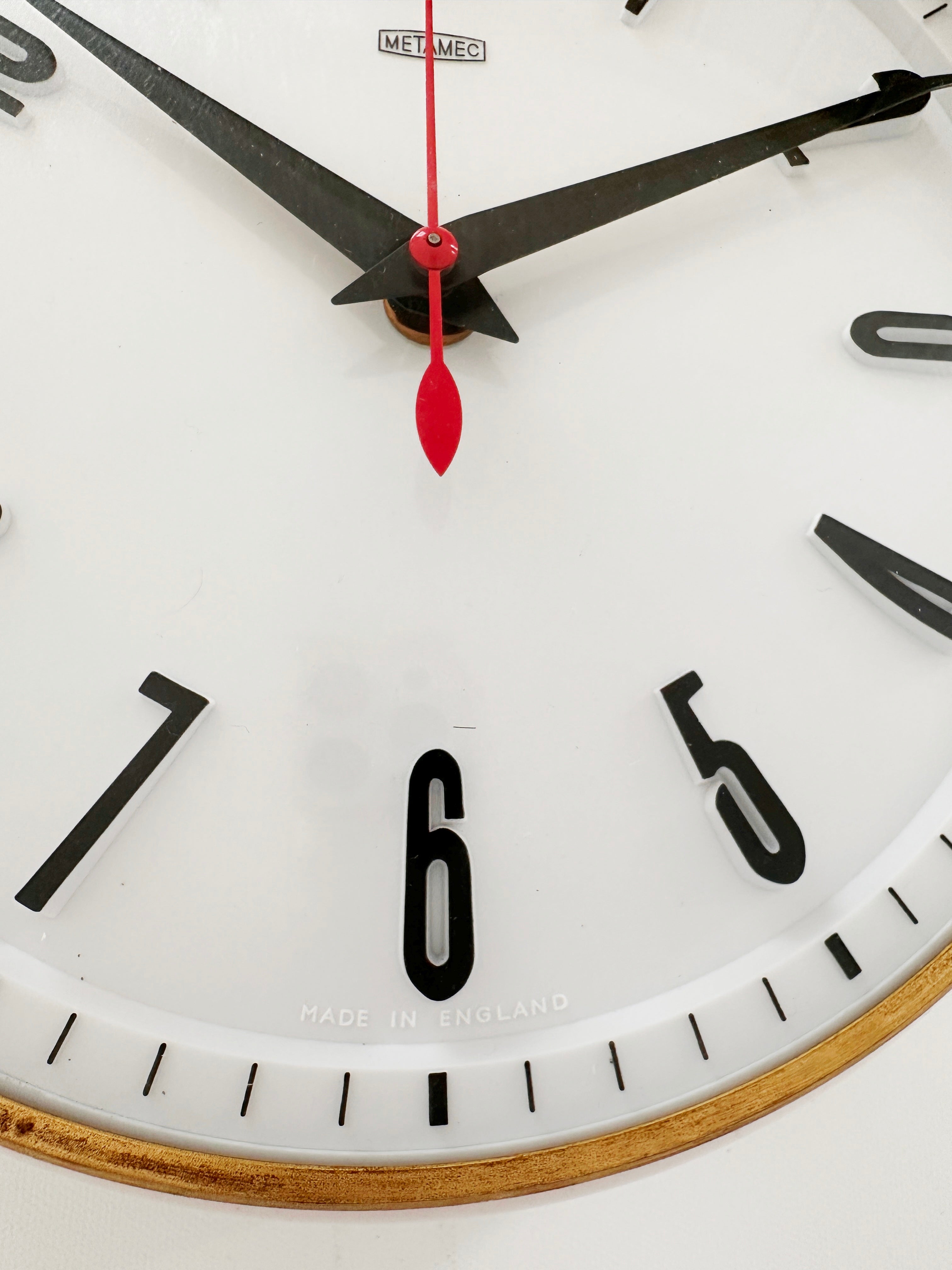 Vintage METAMEC Electric Wall School Clock | Adelaide Clocks