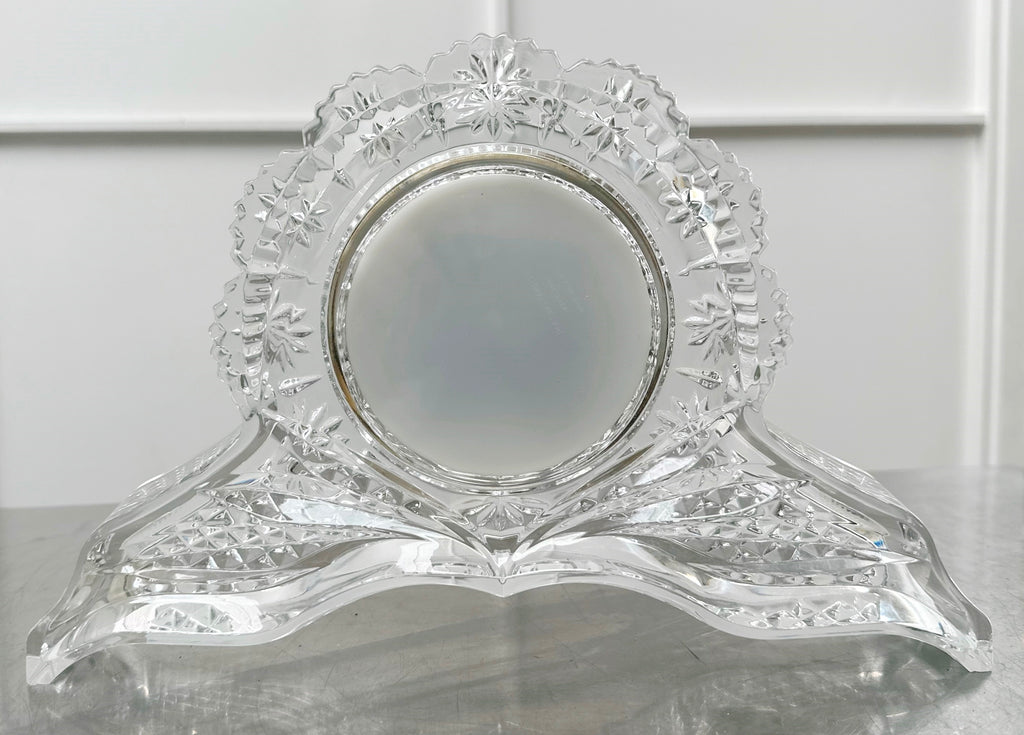 Vintage Bohemia Crystal Desk Clock | Adelaide Clocks