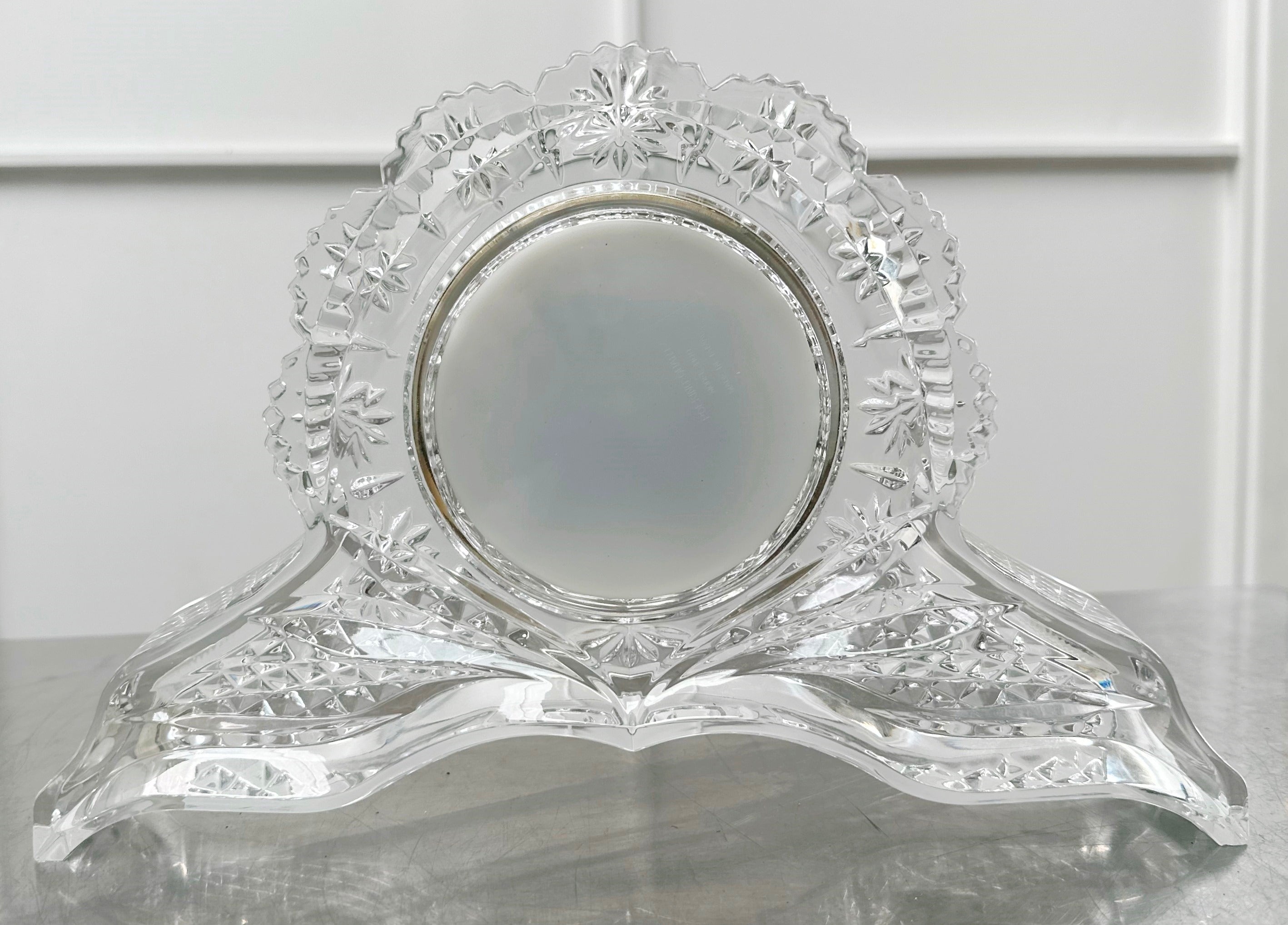 Vintage Bohemia Crystal Desk Clock | Adelaide Clocks