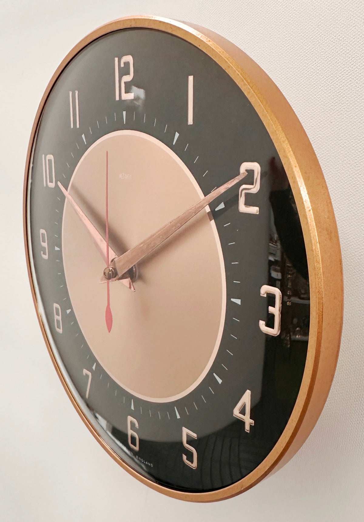 Vintage METAMEC Electric School Wall Clock | Adelaide Clocks
