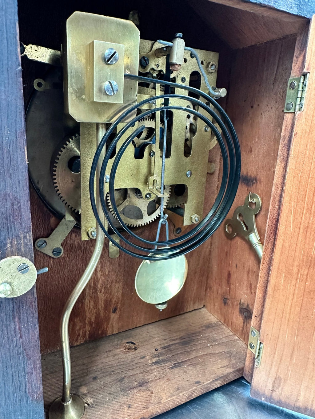 Hac Clock Rod Spring Antique HAC Hammer Strike Mantel Clock | Adelaide Clocks