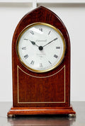 Vintage Harwoods England Cathedral Walnut Battery Mantel Clock | Adelaide Clocks