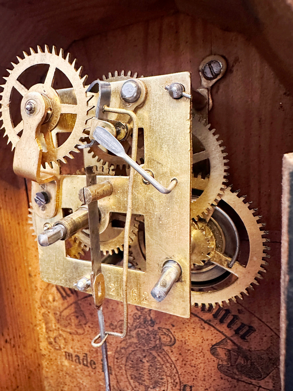 Antique German Gothic Petite Pendulum Mantel Clock | Adelaide Clocks