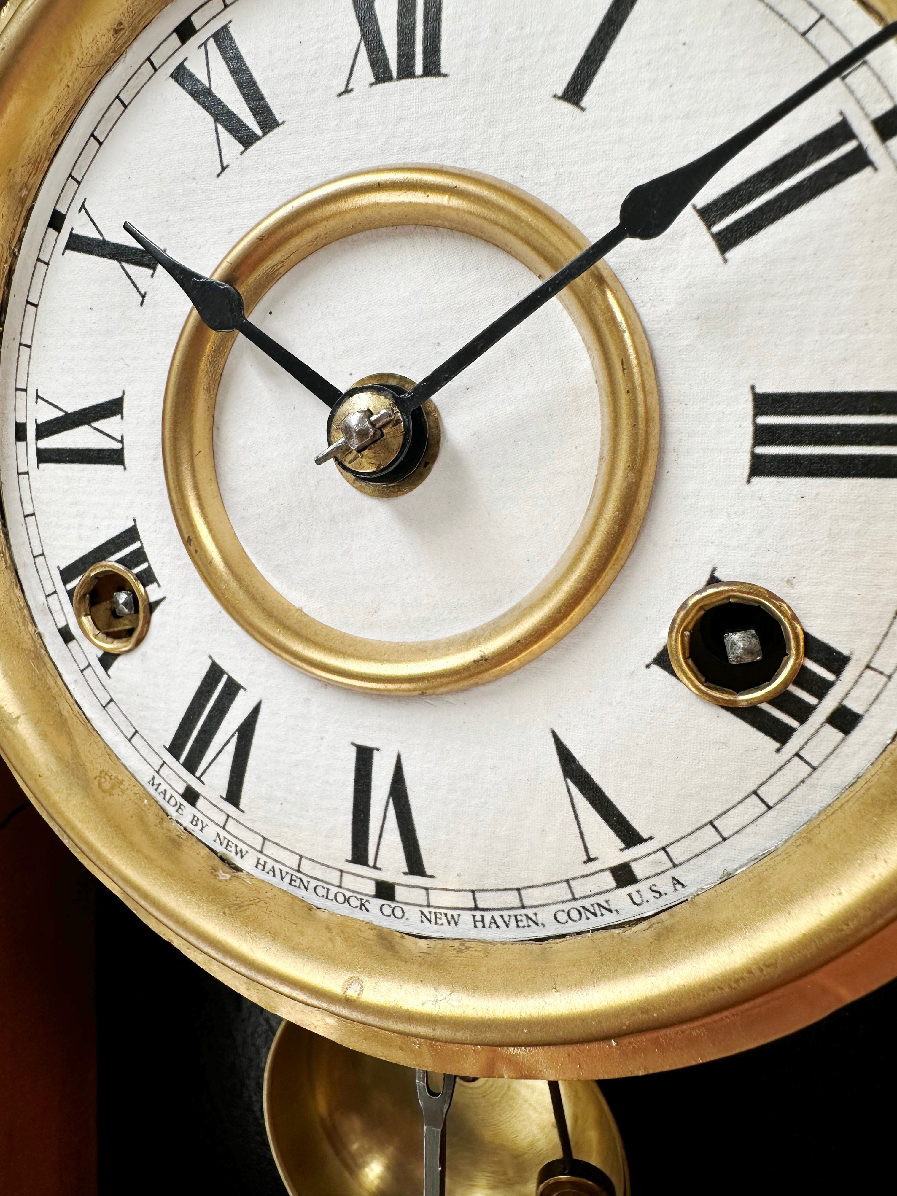 Antique New Haven Jerome Cathedral Steeple Mantel Clock | Adelaide Clocks
