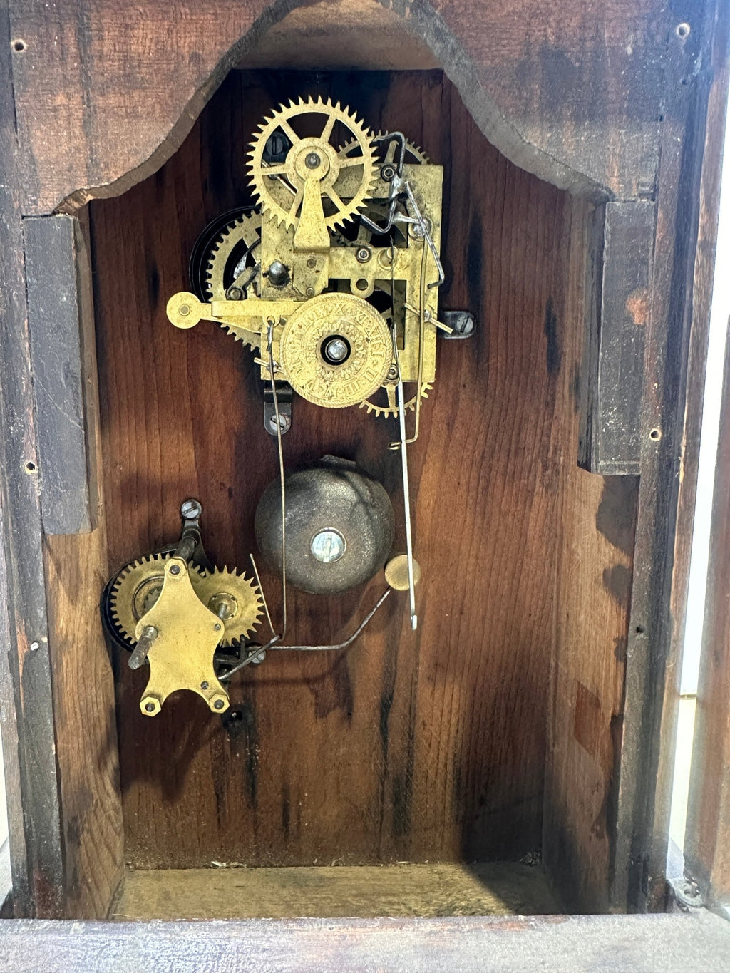 Antique Petite Alarm Mantel Clock | Adelaide Clocks