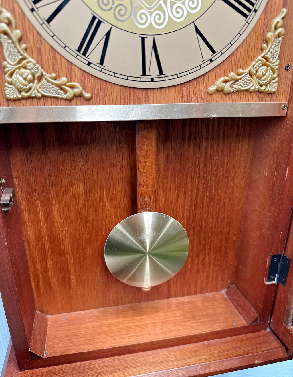 Vintage Sundial Pendulum Quartz Wall Clock | Adelaide Clocks