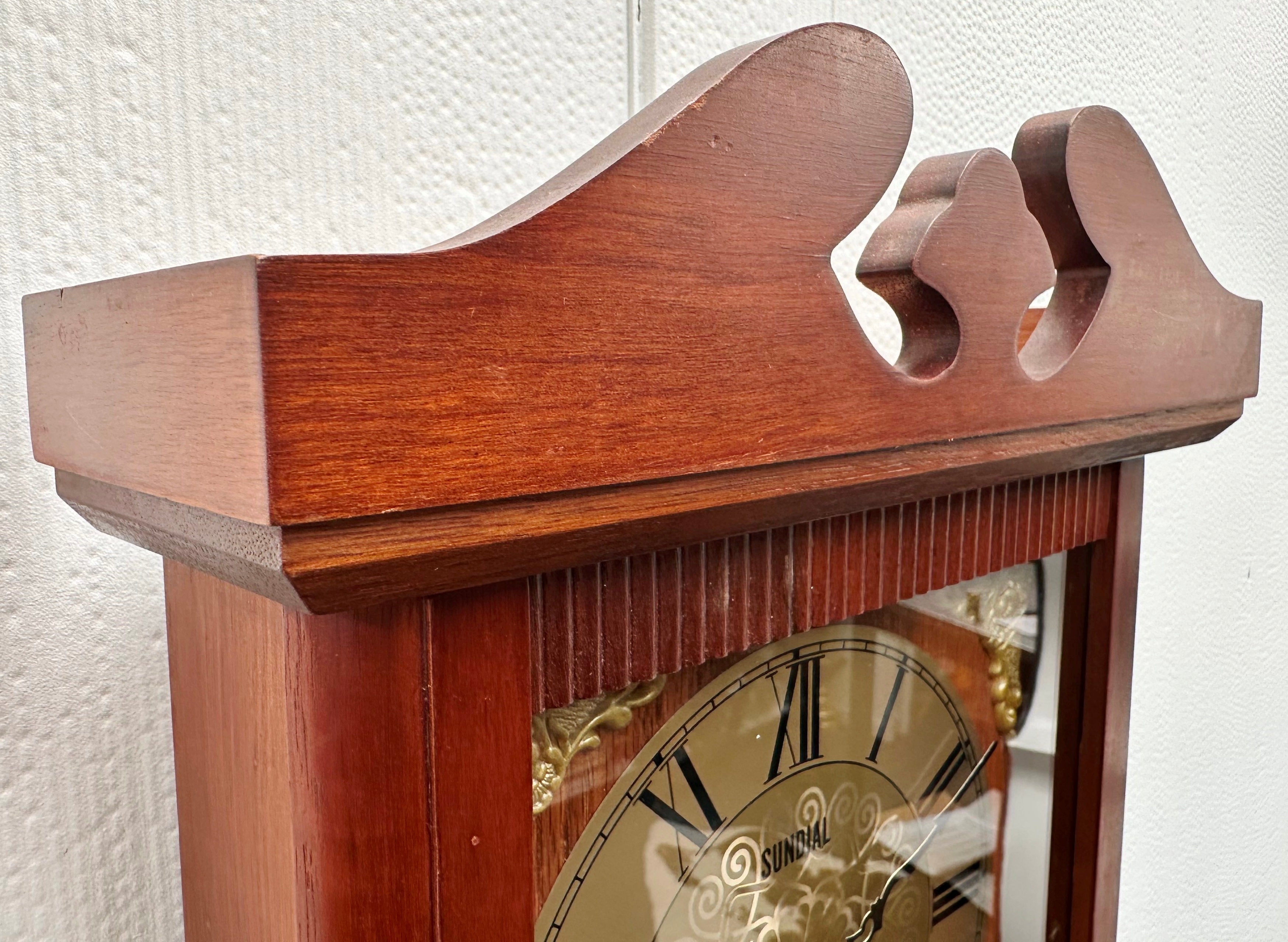 Vintage Sundial Pendulum Quartz Wall Clock | Adelaide Clocks