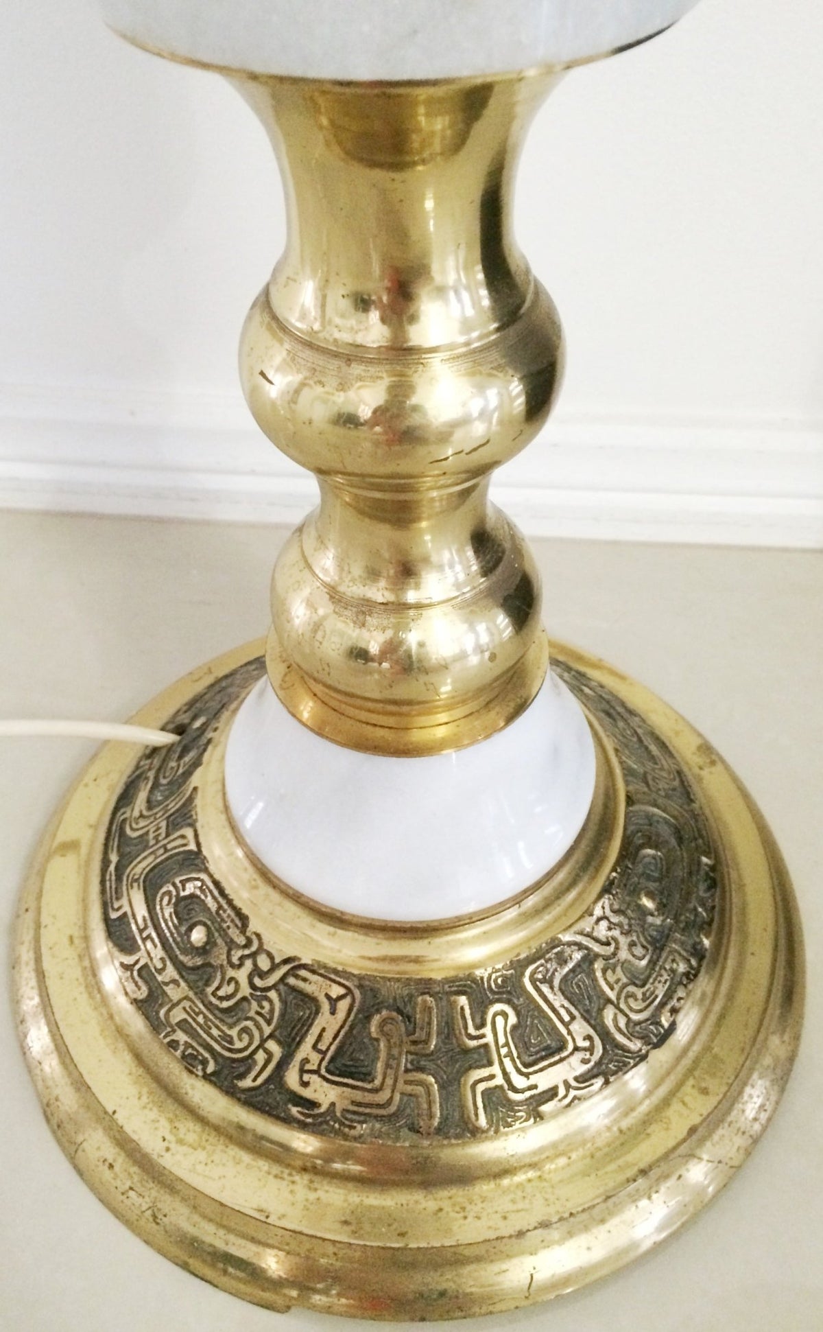 Vintage Marble and Brass Pedestal Rotary Telephone Stand | Adelaide Clocks 