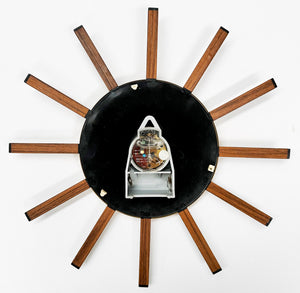 Vintage Starburst CHRONOS Electronic Quartz German Wall Clock | Adelaide Clocks
