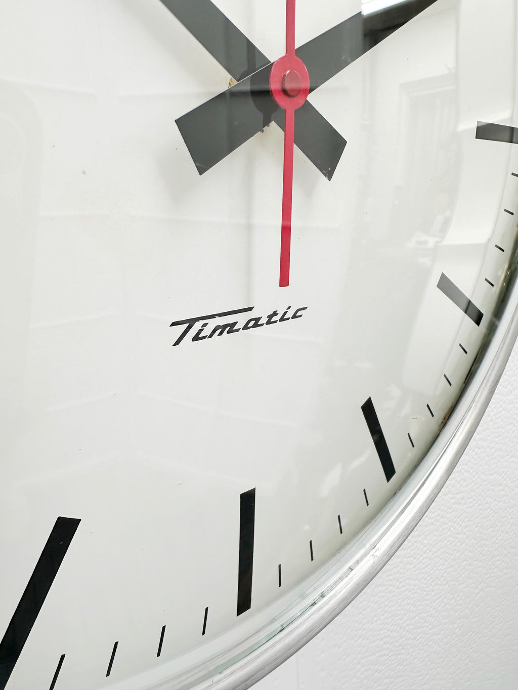Vintage TIMATIC Battery Station Wall School Clock | Adelaide Clocks