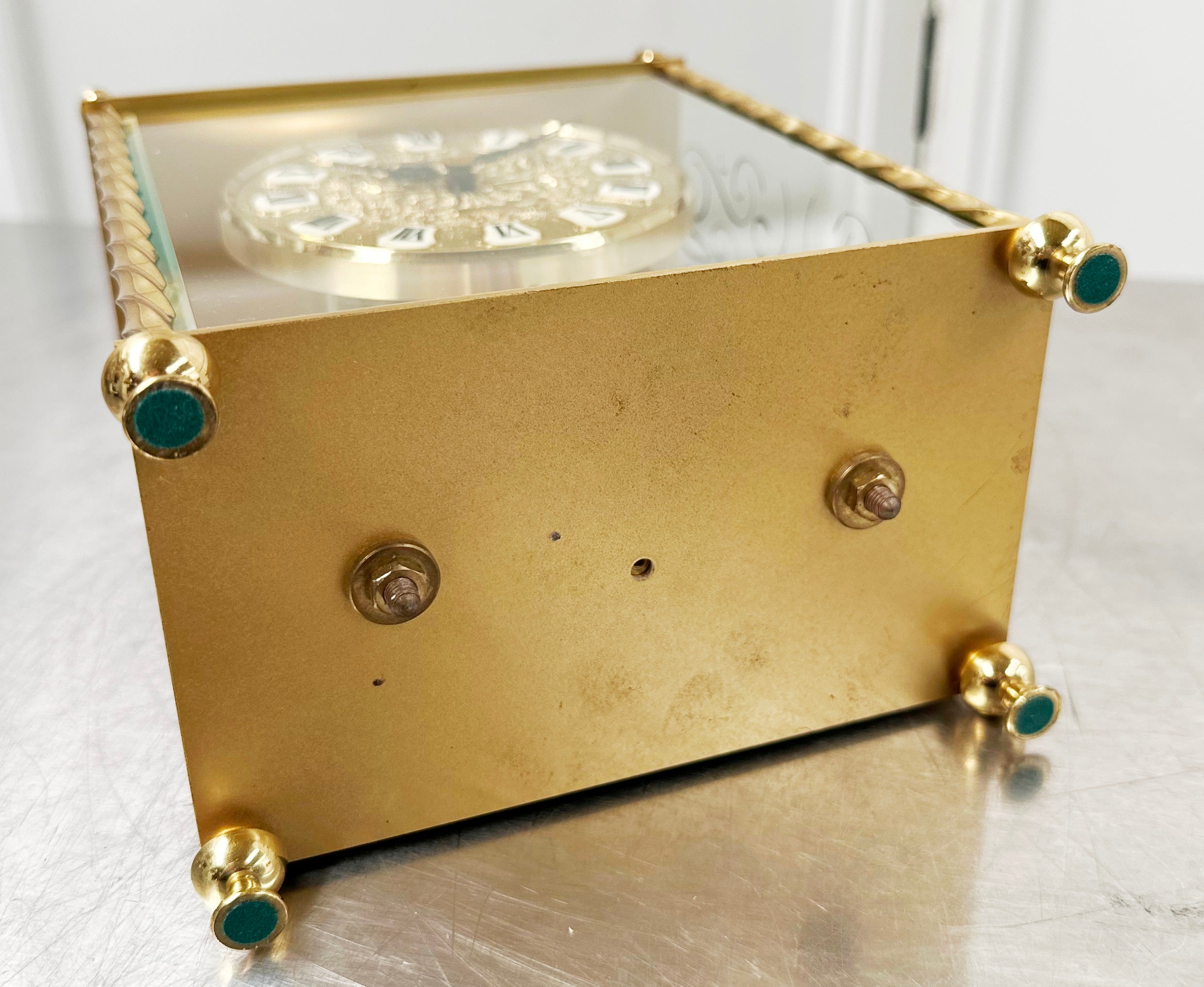 Vintage Haller Quartz Pendulum Mantel Clock | Adelaide Clocks