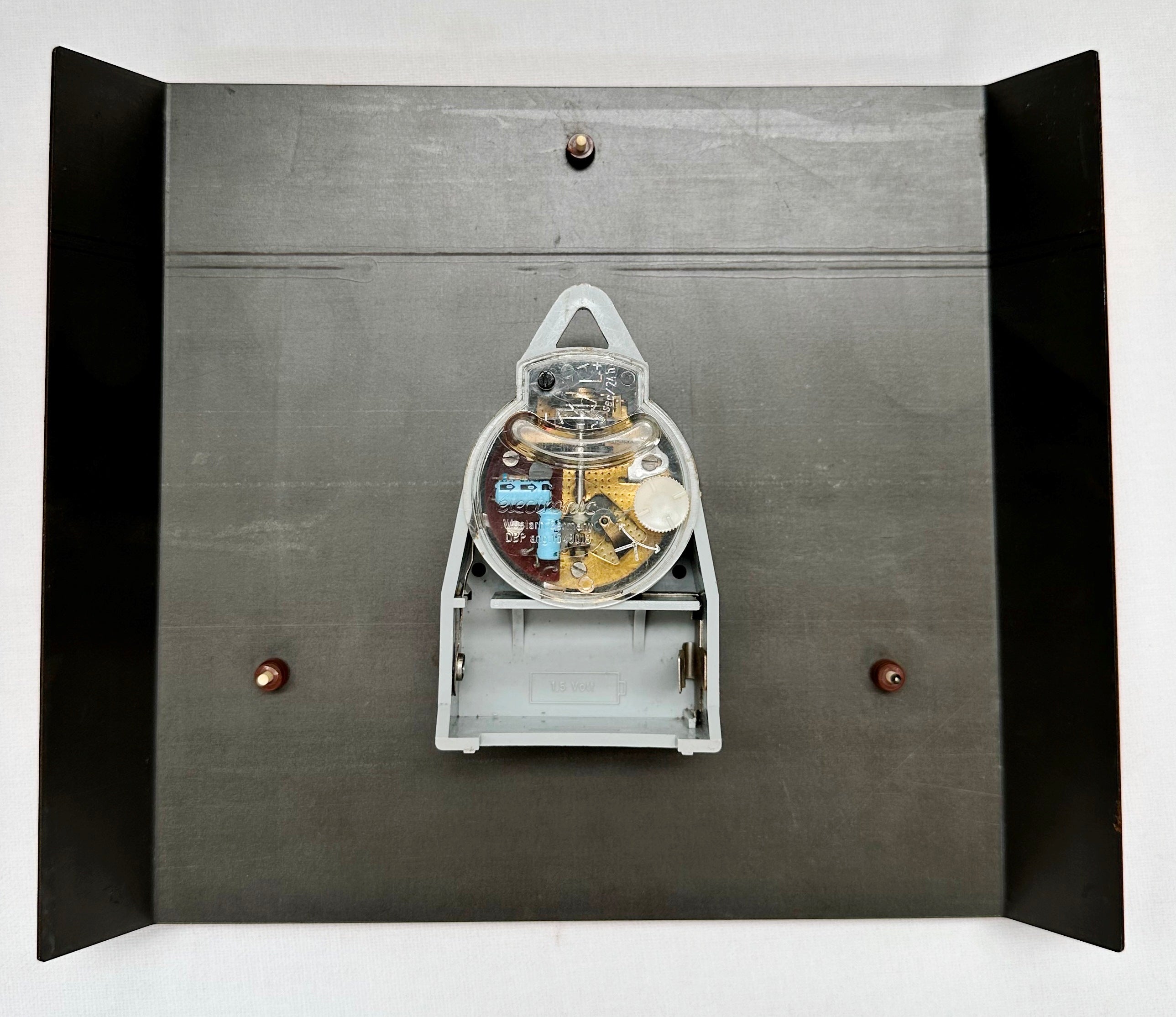 Vintage Retro Orange CHRONOS Electronic Kitchen Wall Clock | Adelaide Clocks