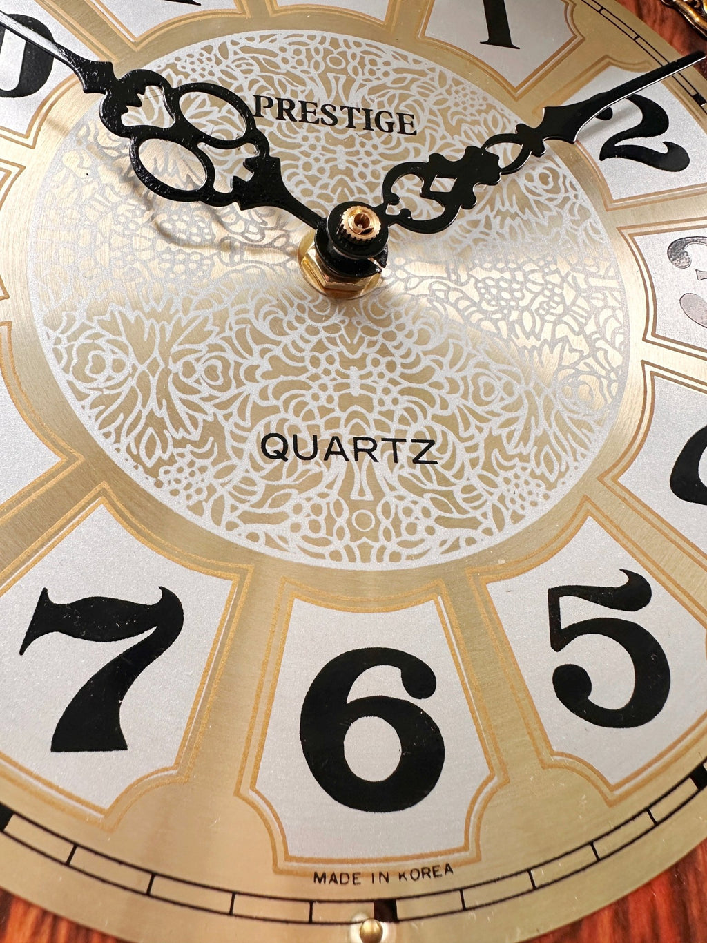 Vintage Prestige Westminster Battery Pendulum Wall Clock |  Adelaide Clocks
