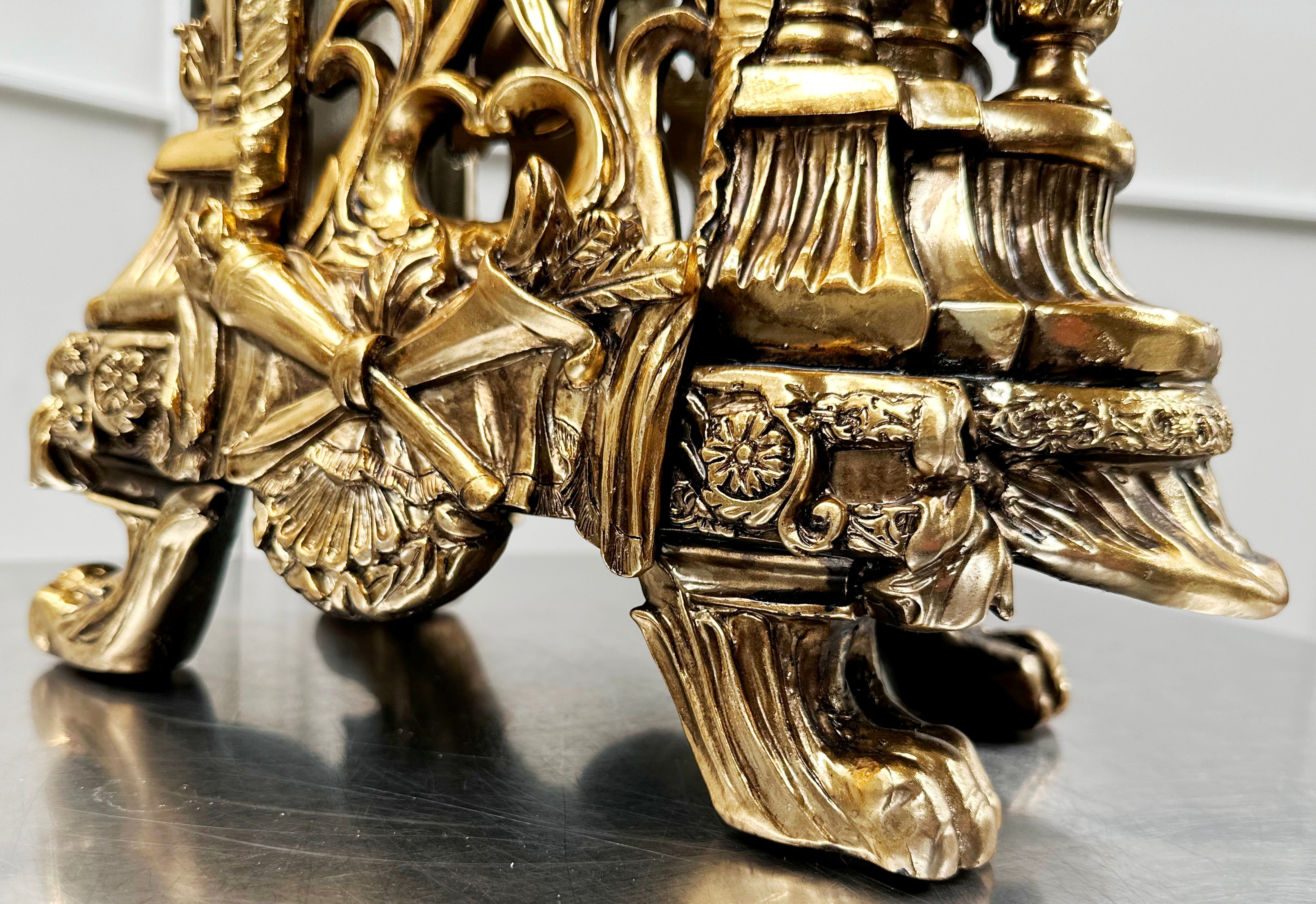 Vintage Figural Battery Pendulum Mantel Clock | Adelaide Clocks