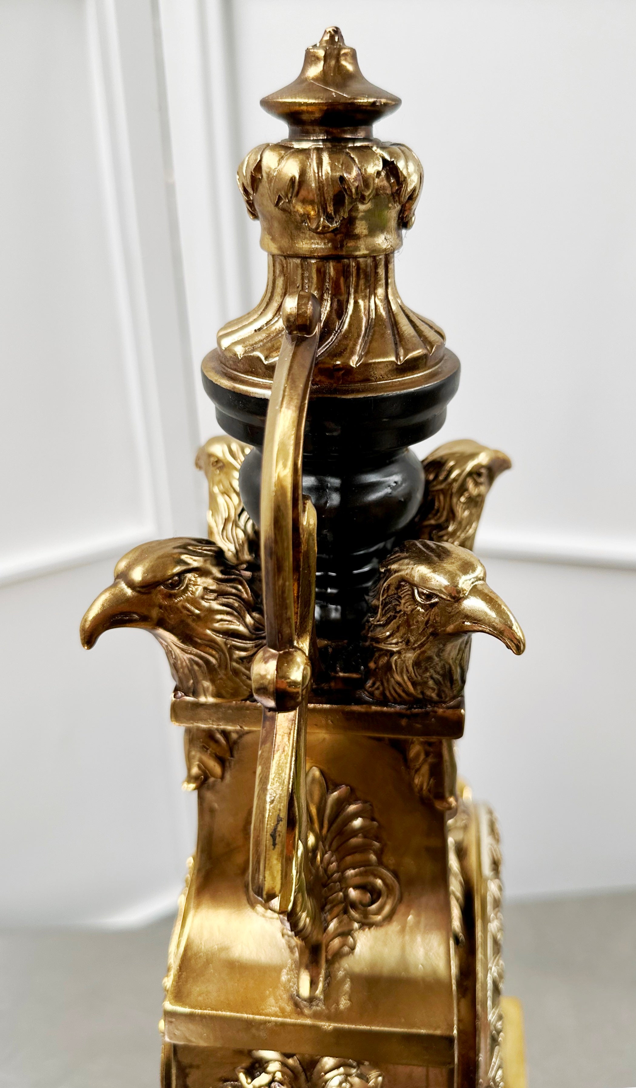Vintage Figural Cherub Cupid Eagle Battery Mantel Clock | Adelaide Clocks