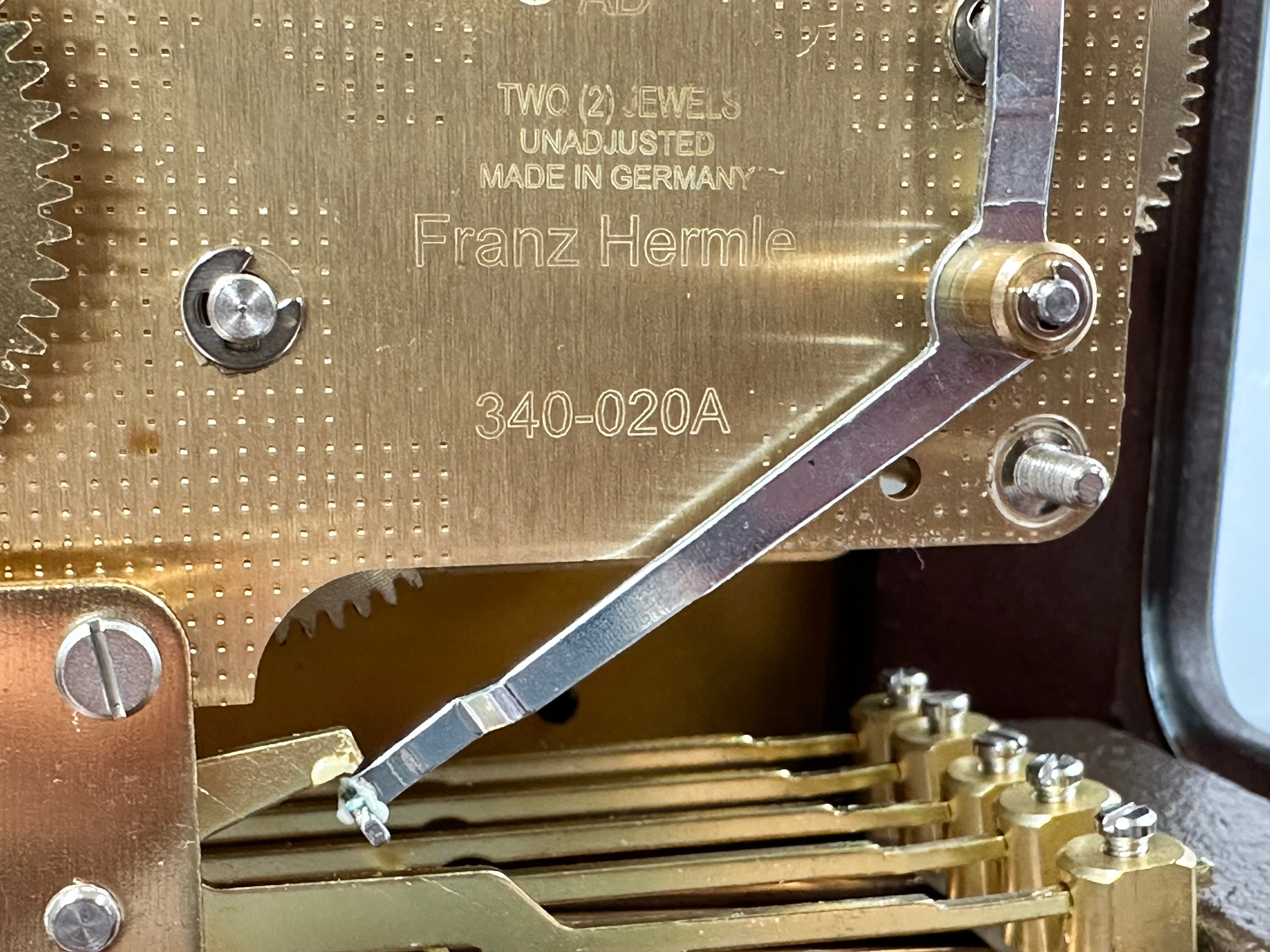 Vintage German Franz Hermle Westminster Chime Mantel Clock | Adelaide Clocks