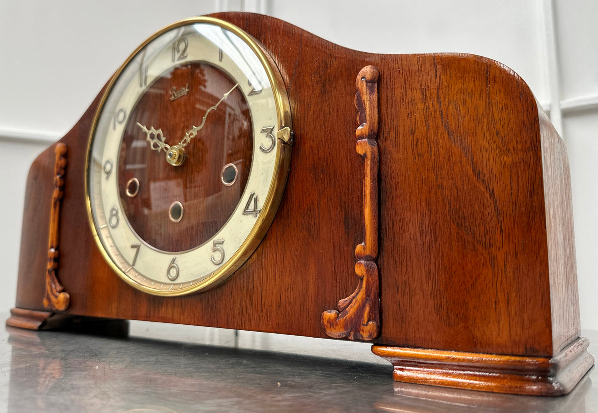 Vintage German Baduf Quartz Mantel Clock | Adelaide Clocks