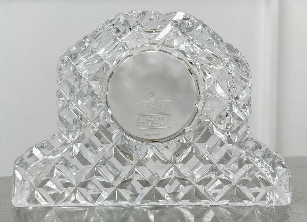 Vintage German Crystal Desk Mantel Clock | Adelaide Clocks