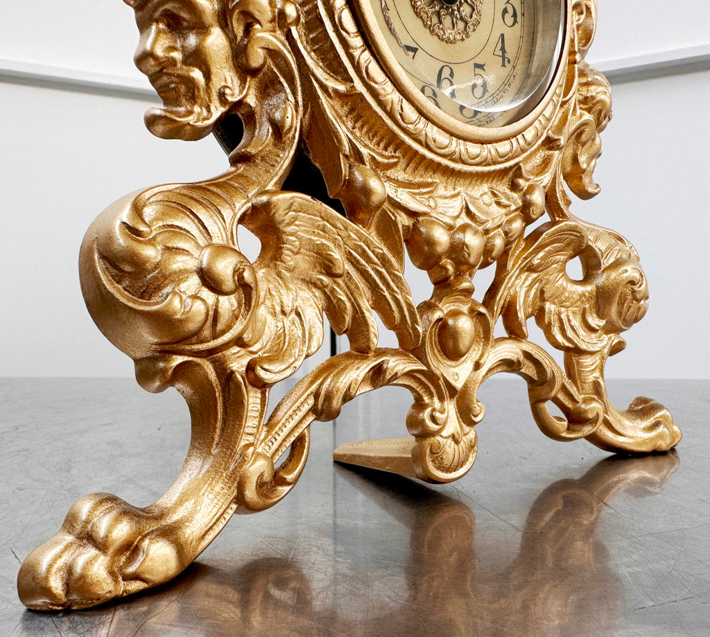 Antique Figural Western Clock Co. U.S.A. Westclox Mantel Clock | Adelaide Clocks