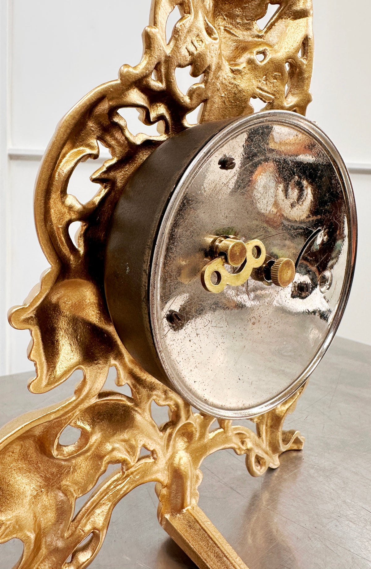 Antique Figural Western Clock Co. U.S.A. Westclox Mantel Clock | Adelaide Clocks