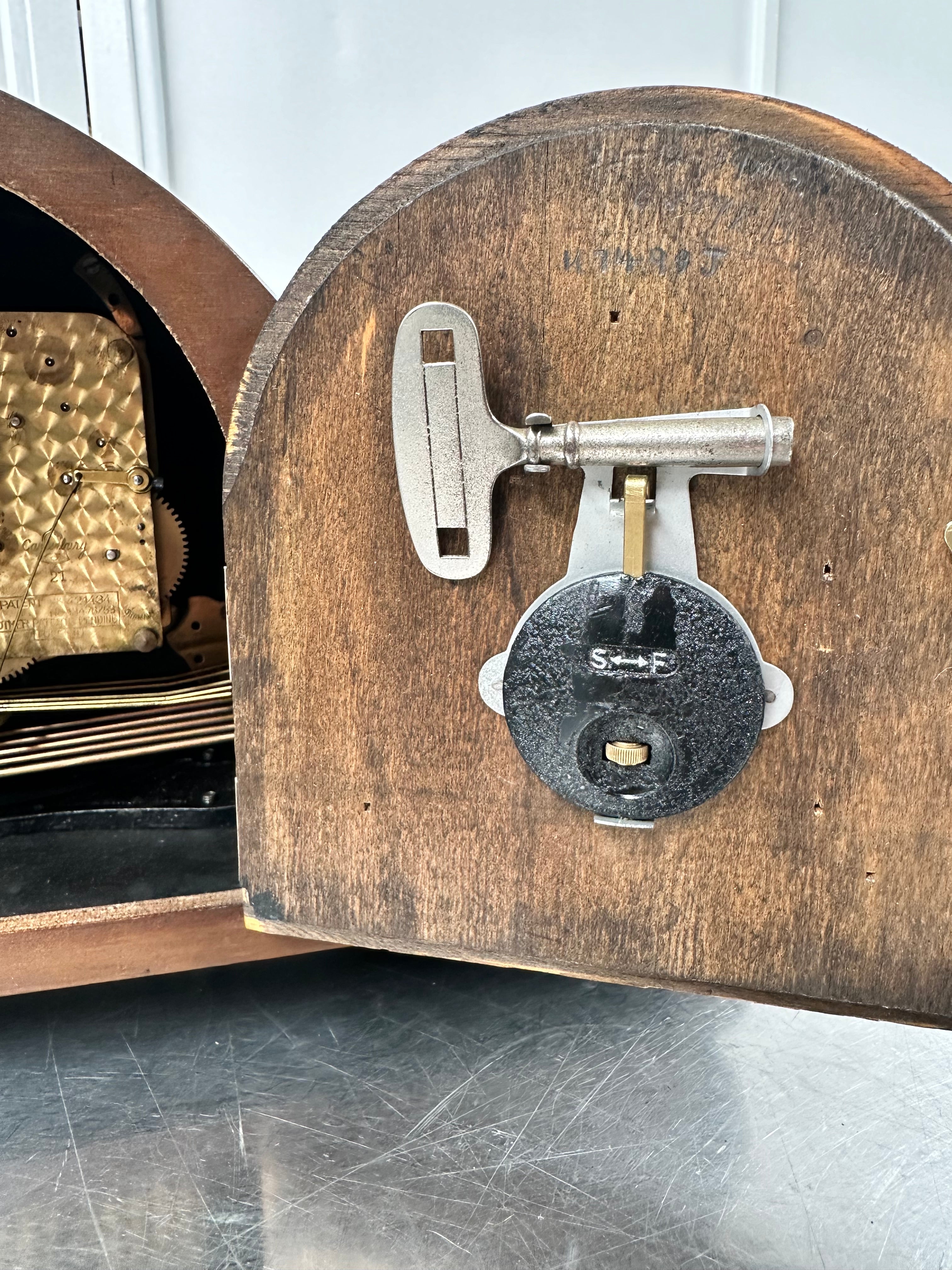 Vintage Canterbury Lincoln WESTMINSTER Chime Mantel Clock | Adelaide Clocks