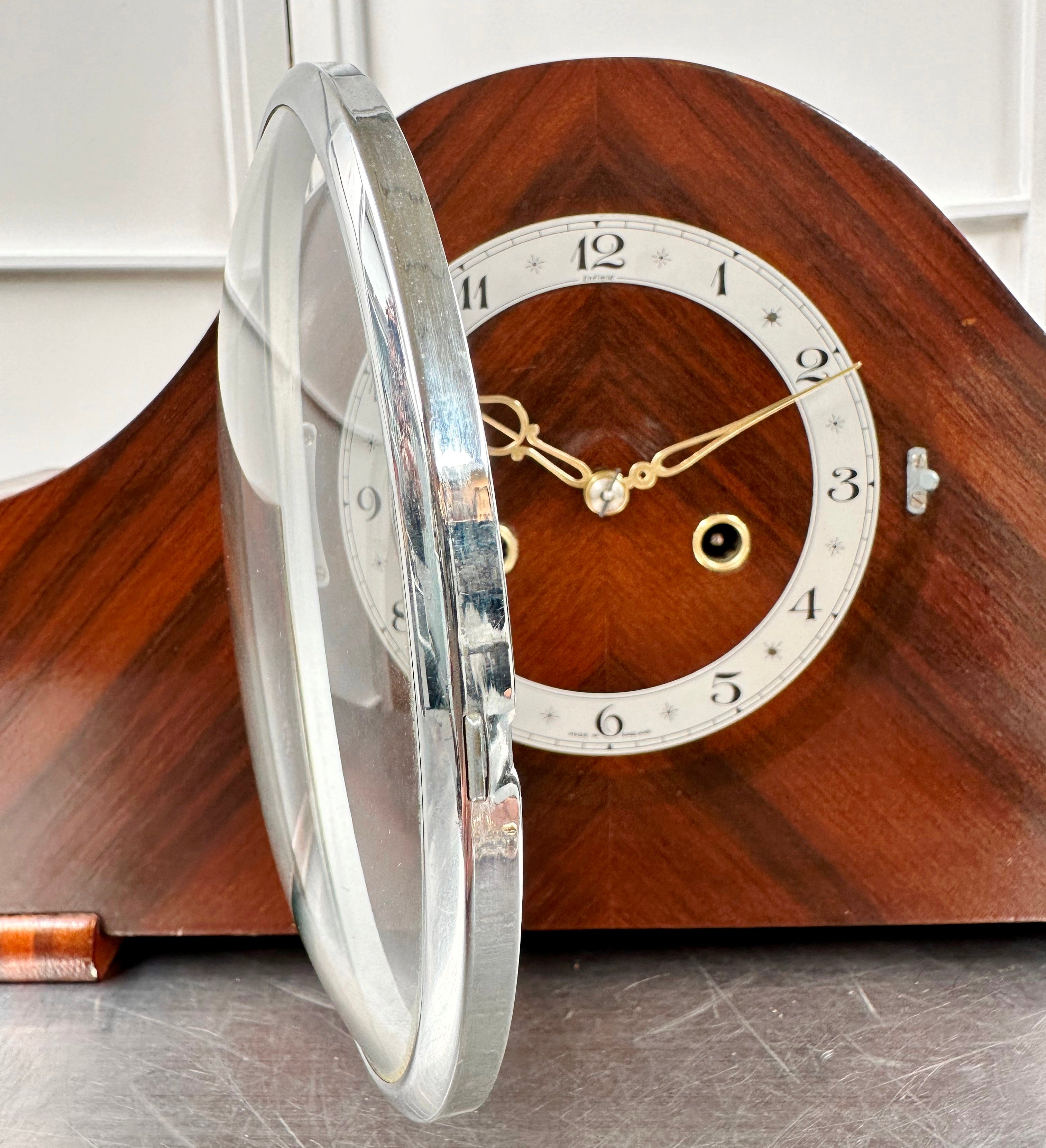 Original Vintage Enfield Hammer Chime Mantel Clock | Adelaide Clocks