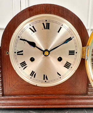 Vintage Gustav Becker Hammer Chime Pendulum Mantel Clock | Adelaide Clocks
