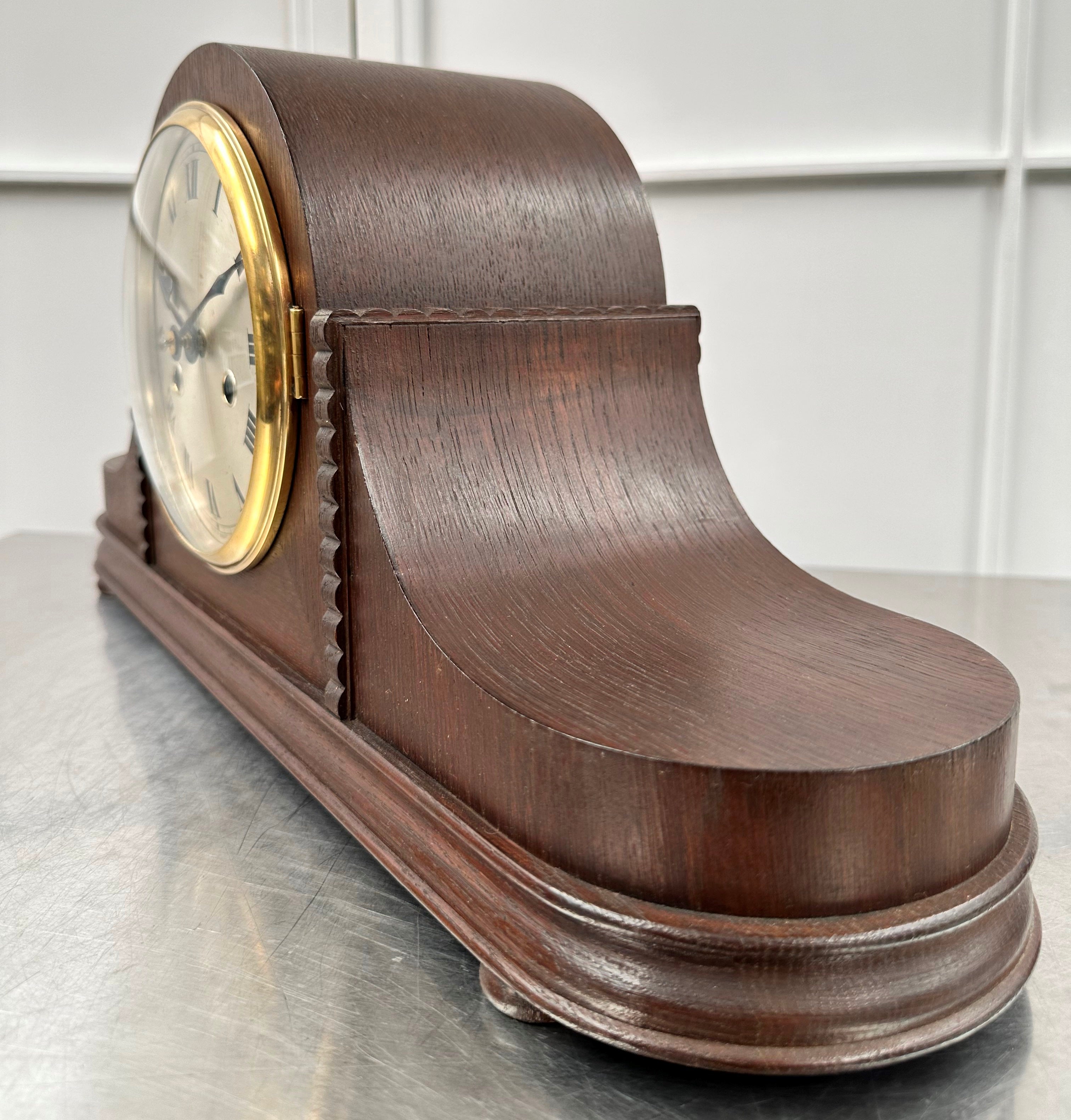 Vintage Gustav Becker Hammer Chime Pendulum Mantel Clock | Adelaide Clocks