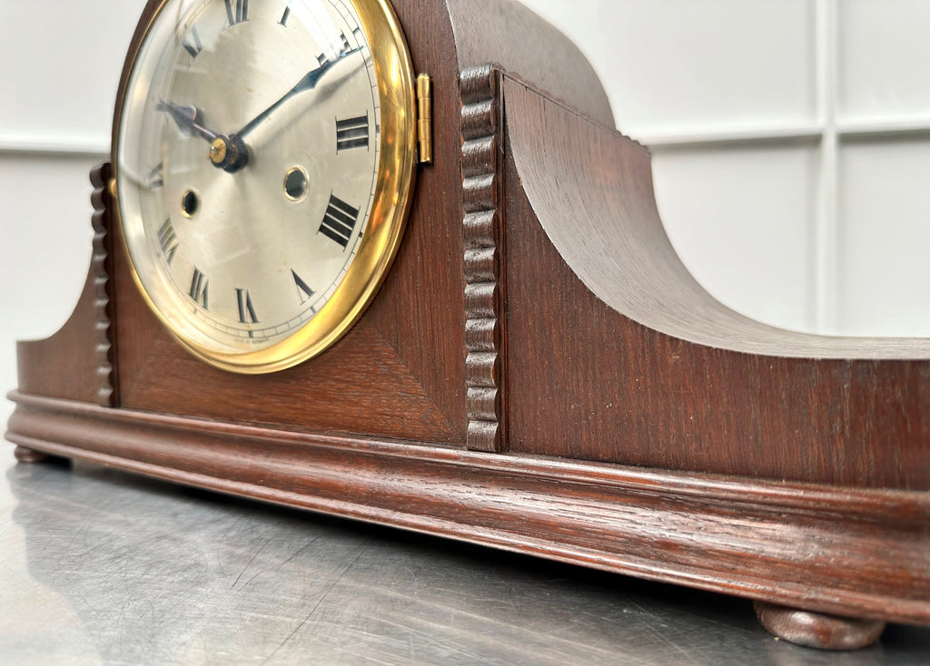 Vintage Gustav Becker Hammer Chime Pendulum Mantel Clock | Adelaide Clocks