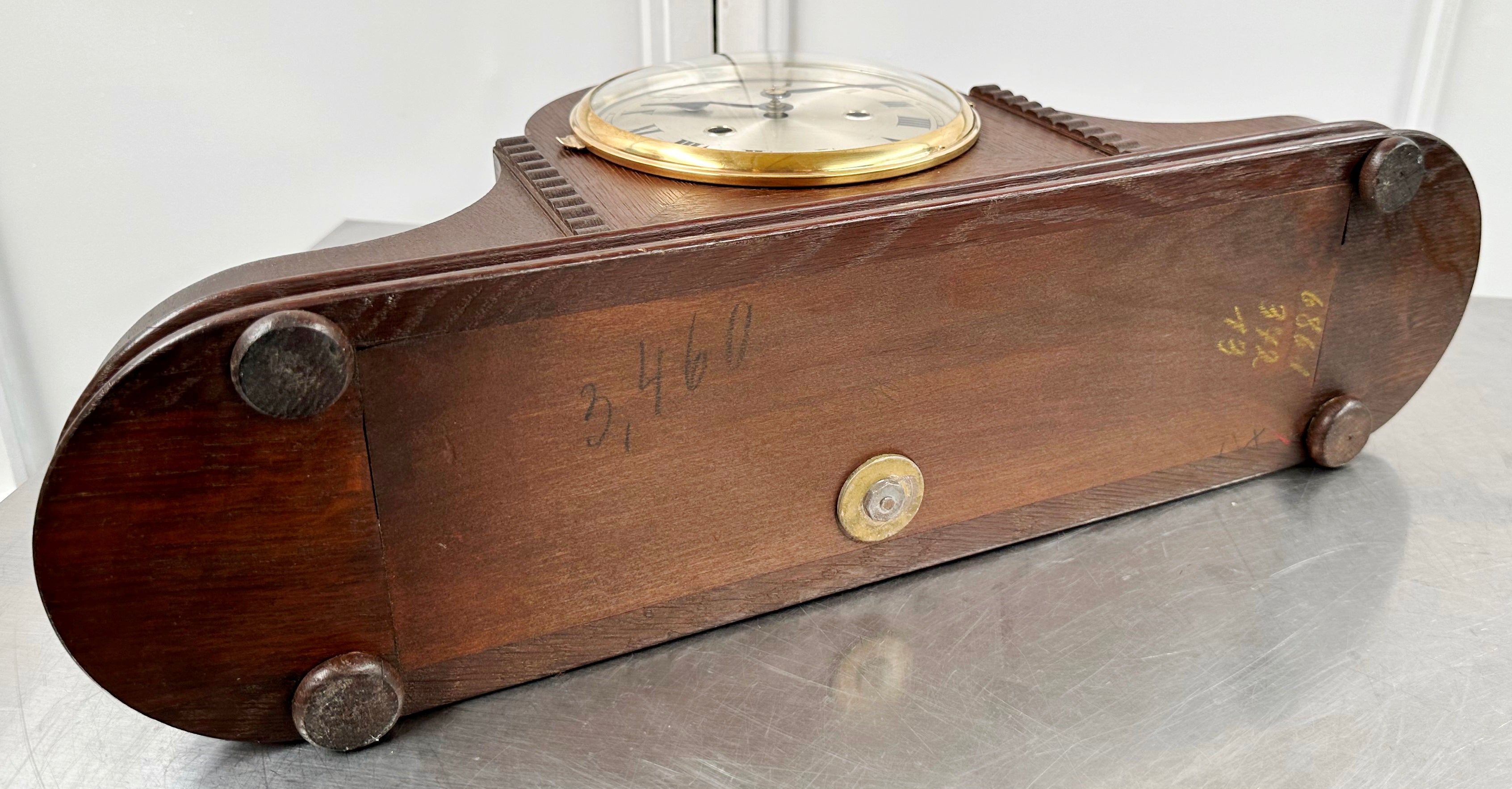 Vintage Gustav Becker Hammer Chime Pendulum Mantel Clock | Adelaide Clocks