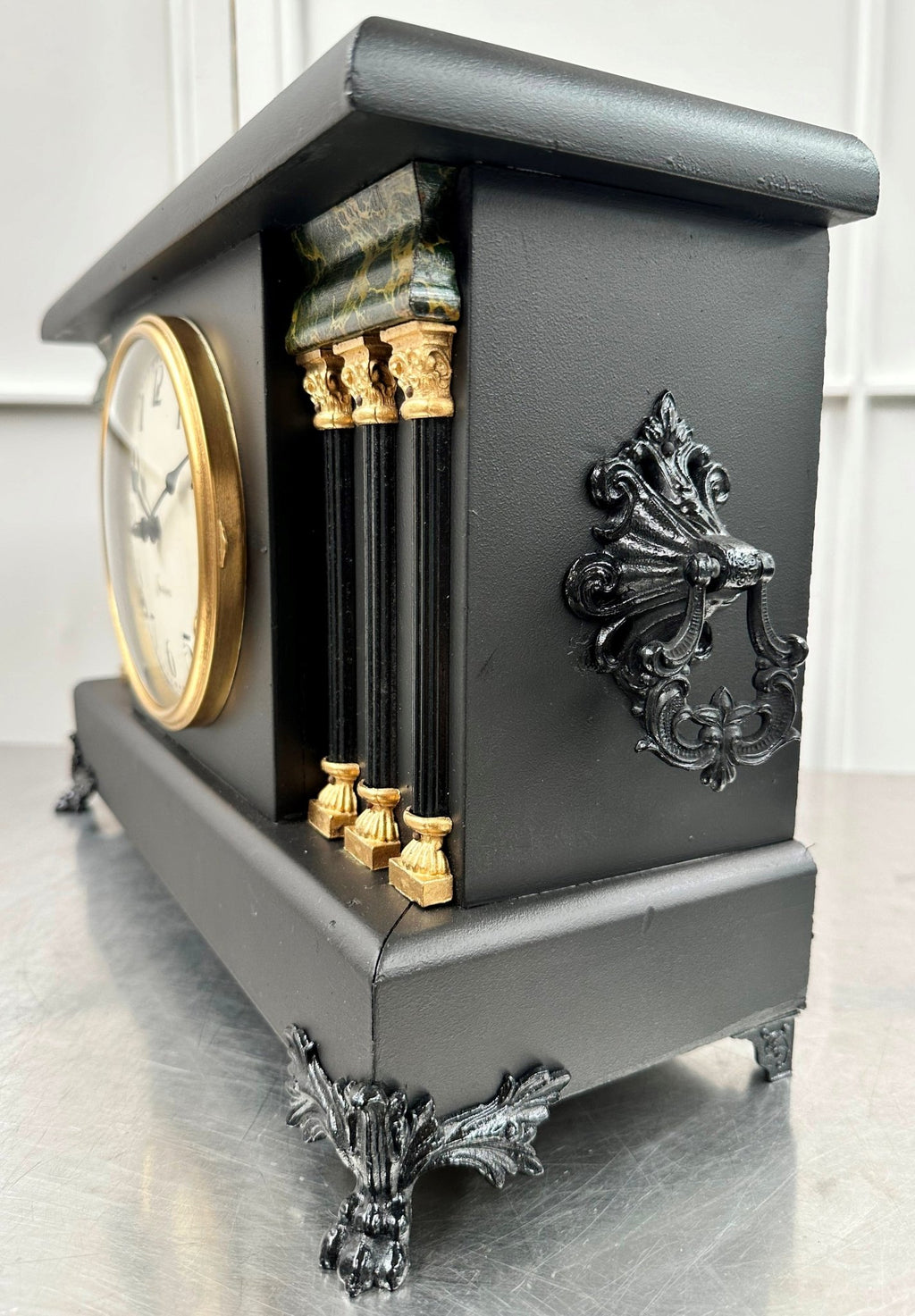 Antique Sessions Hammer on Coil Strike Mantel Clock | Adelaide Clocks