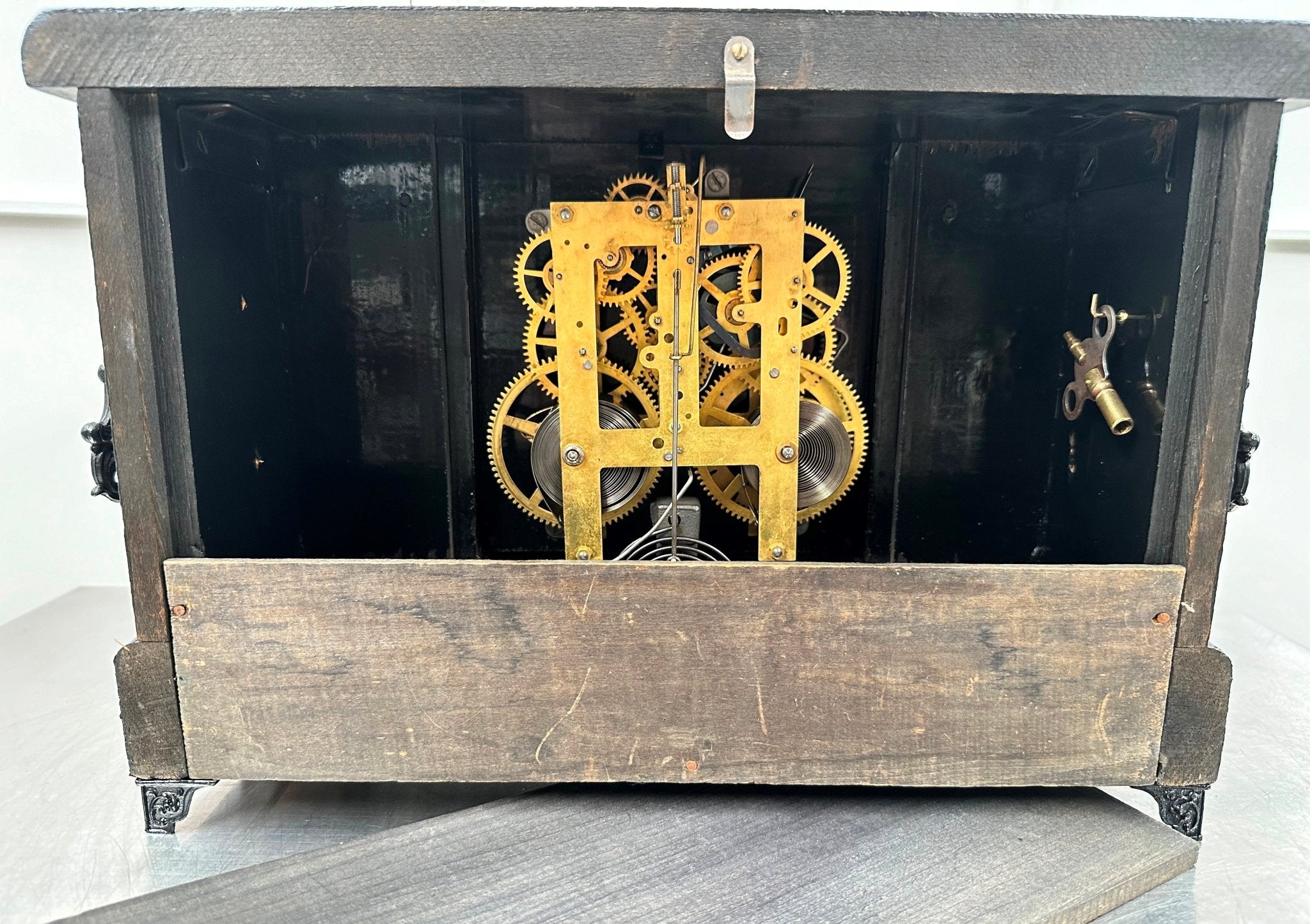 Antique Sessions Hammer on Coil Strike Mantel Clock | Adelaide Clocks
