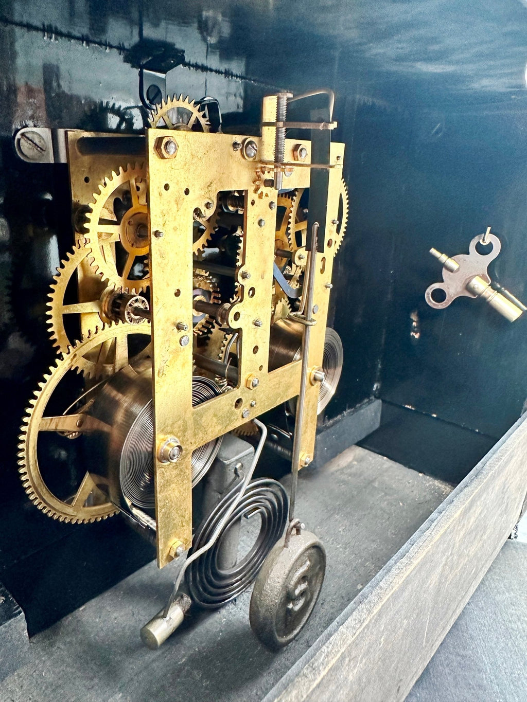 Antique Sessions Hammer on Coil Strike Mantel Clock | Adelaide Clocks
