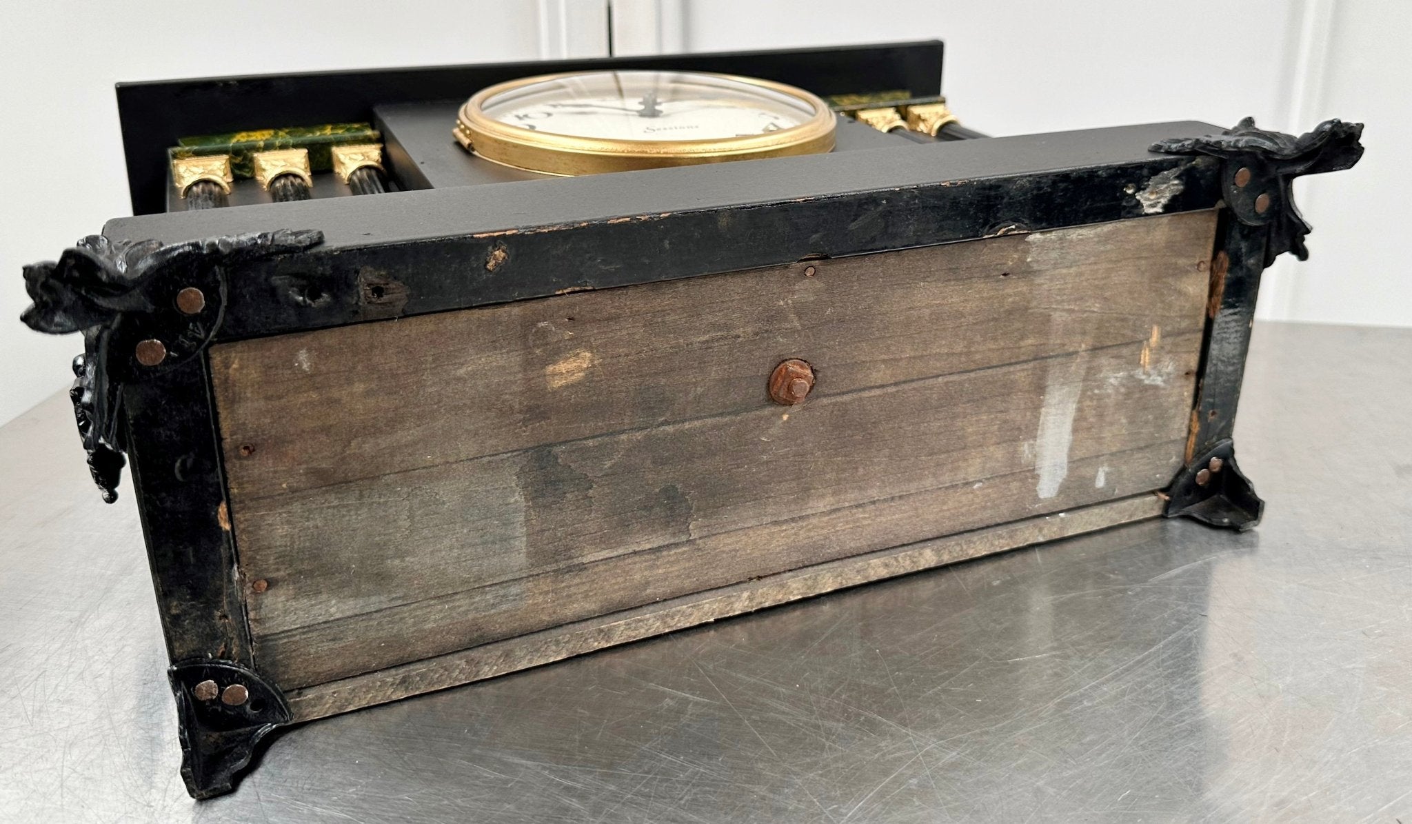 Antique Sessions Hammer on Coil Strike Mantel Clock | Adelaide Clocks