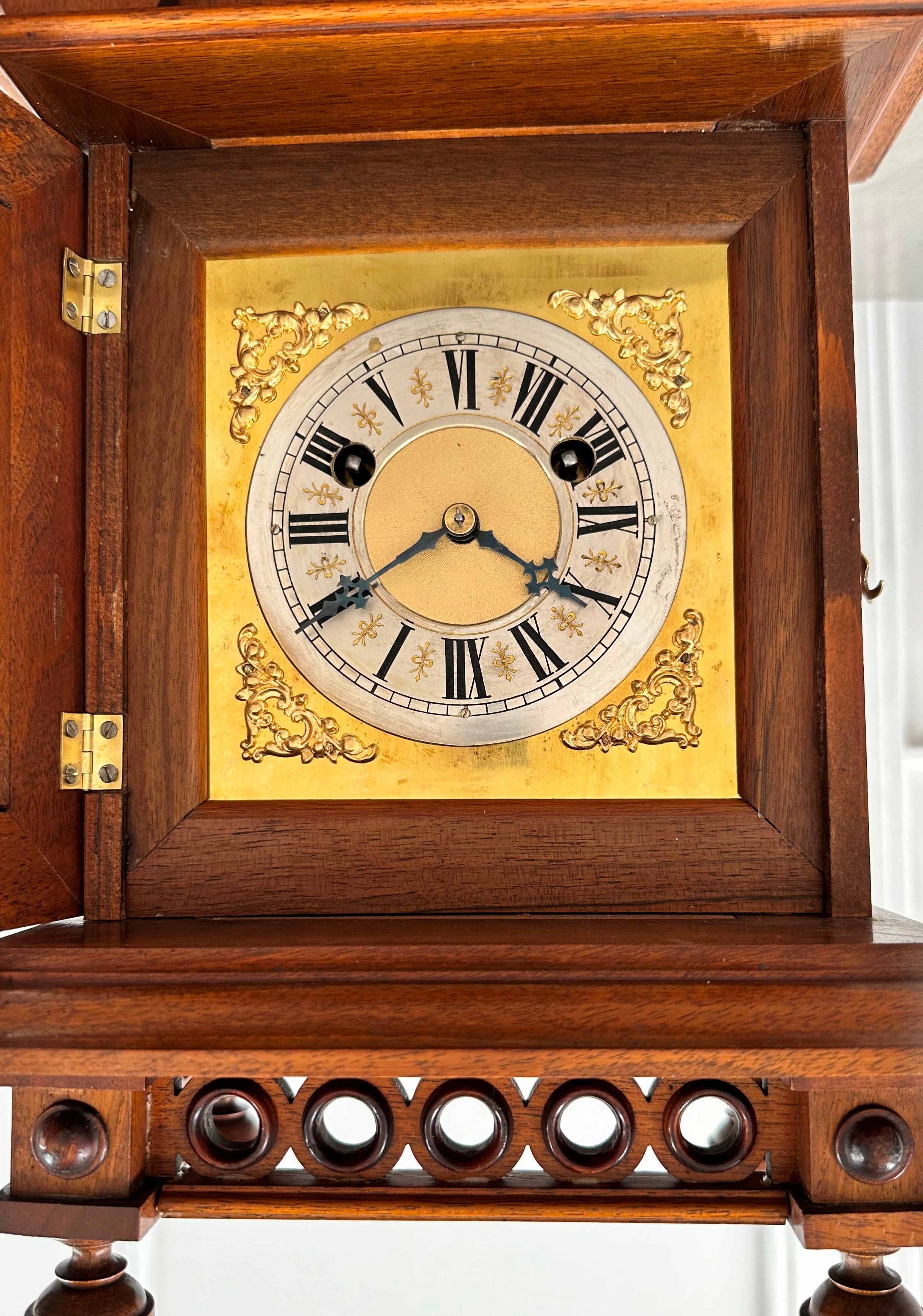 Antique Junghans Hammer on Coil Strike Pendulum Mantel Clock | Adelaide Clocks