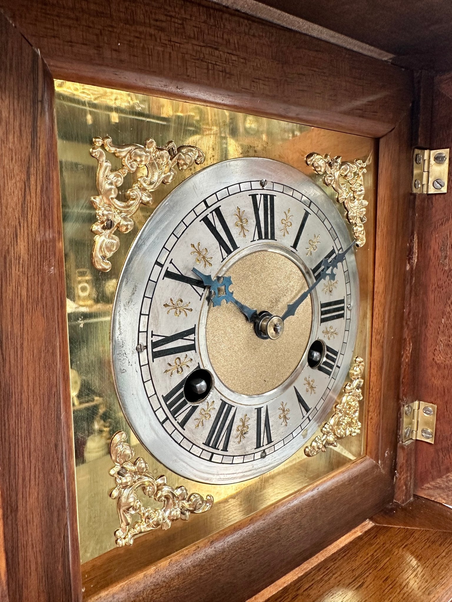 Antique Junghans Hammer on Coil Strike Pendulum Mantel Clock | Adelaide Clocks