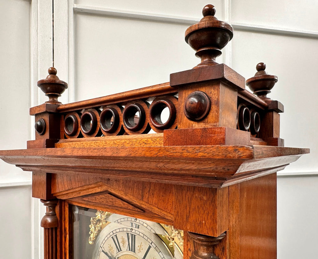 Antique Junghans Hammer on Coil Strike Pendulum Mantel Clock | Adelaide Clocks