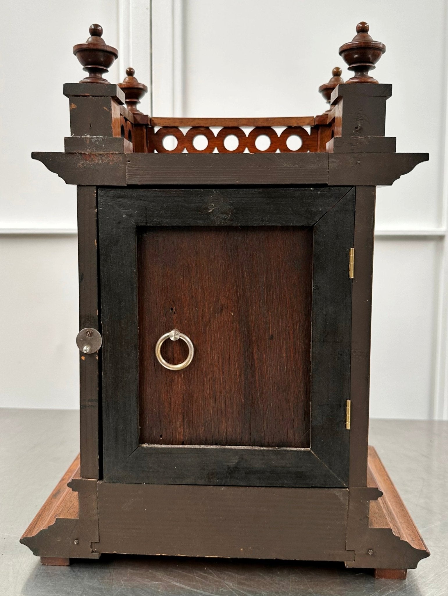 Antique Junghans Hammer on Coil Strike Pendulum Mantel Clock | Adelaide Clocks