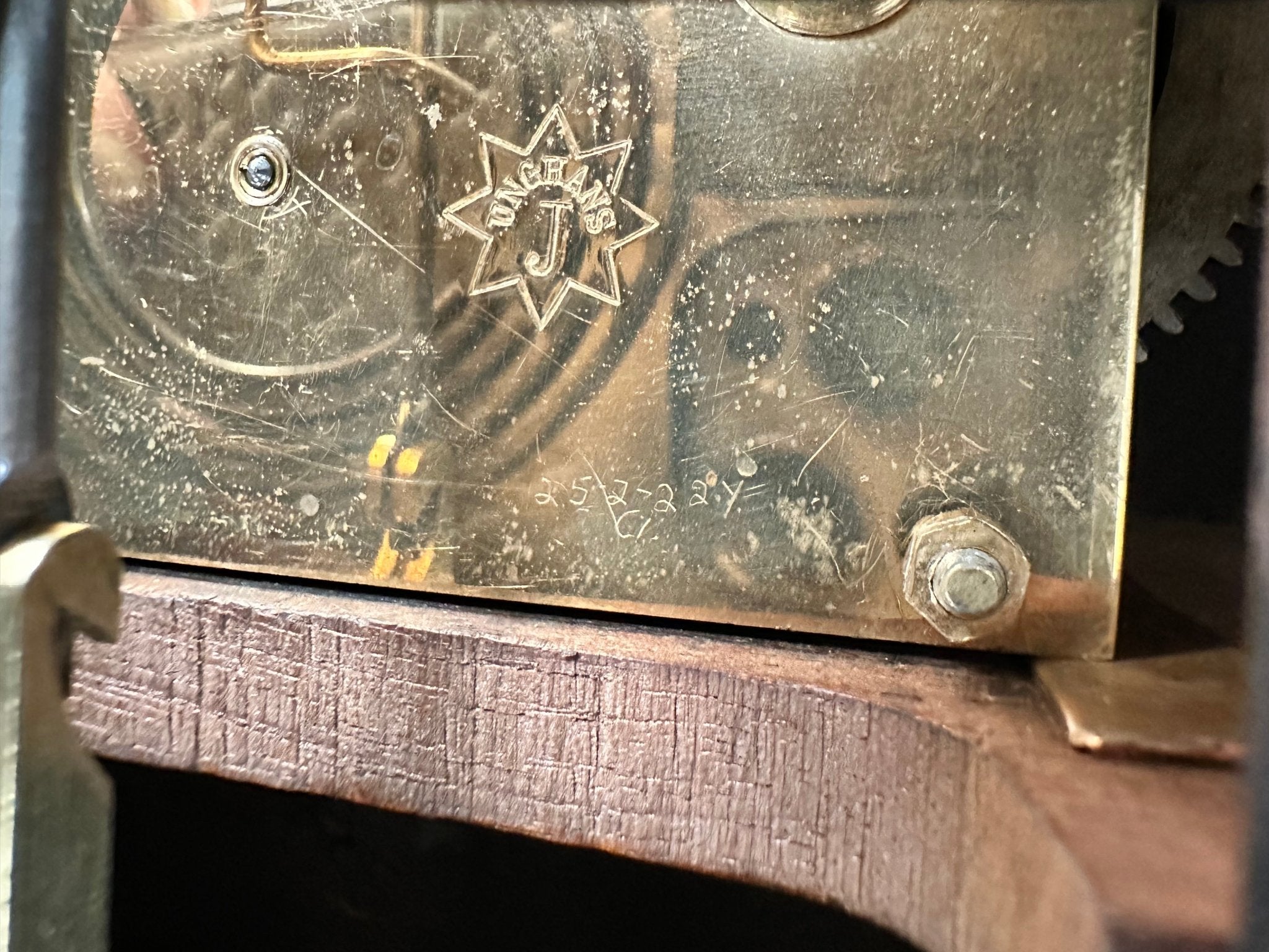 Antique Junghans Hammer on Coil Strike Pendulum Mantel Clock | Adelaide Clocks
