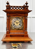 Antique Junghans Hammer on Coil Strike Pendulum Mantel Clock | Adelaide Clocks