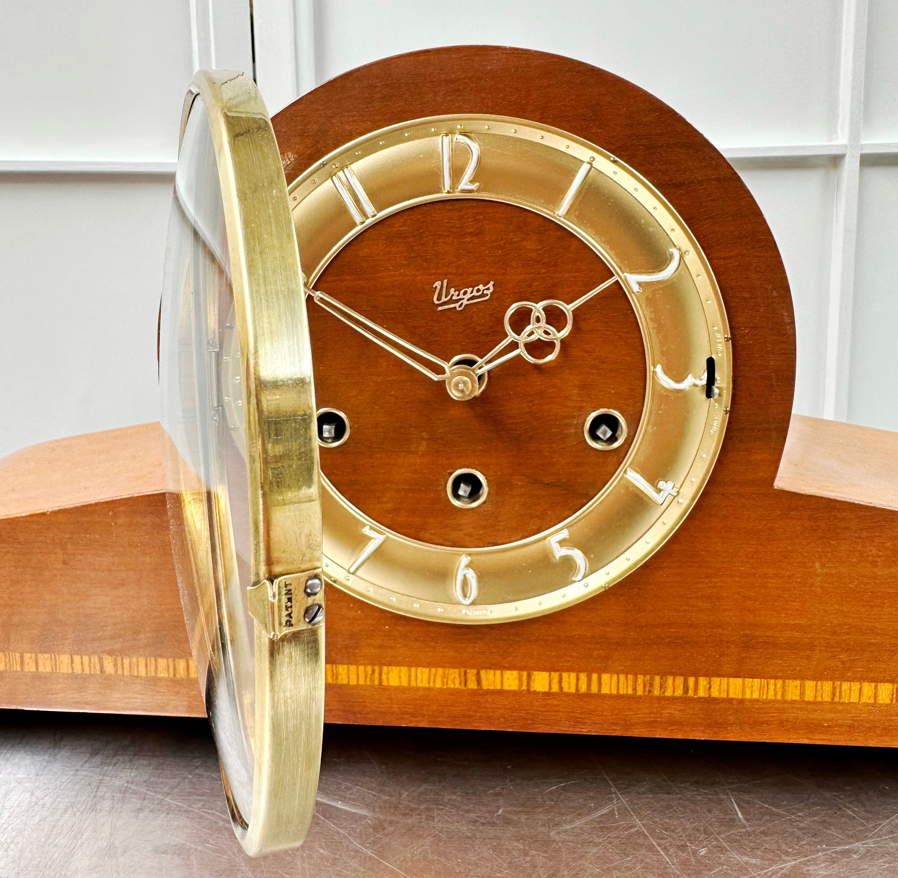 Vintage Urgos Westminster Pendulum Chime Mantel Clock | Adelaide Clocks