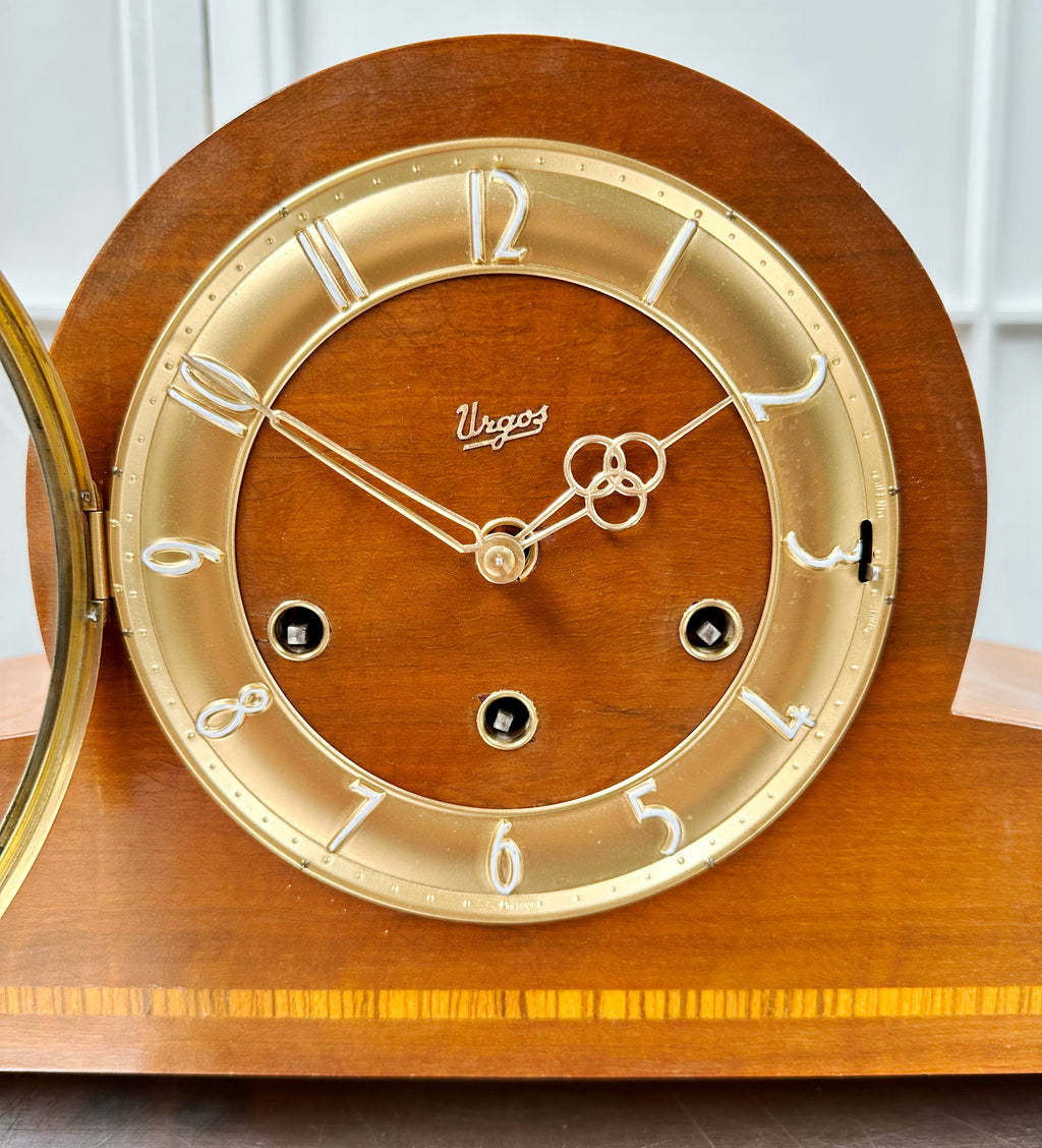 Vintage Urgos Westminster Pendulum Chime Mantel Clock | Adelaide Clocks