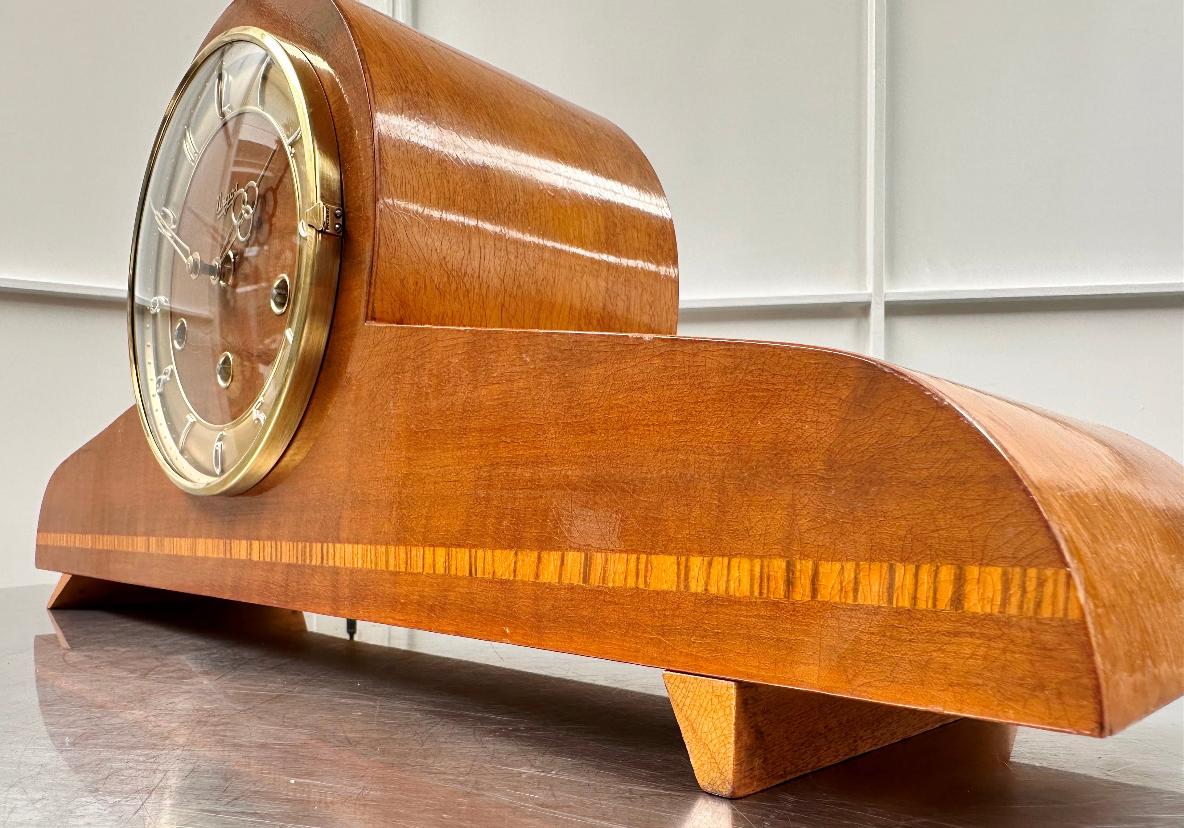 Vintage Urgos Westminster Pendulum Chime Mantel Clock | Adelaide Clocks