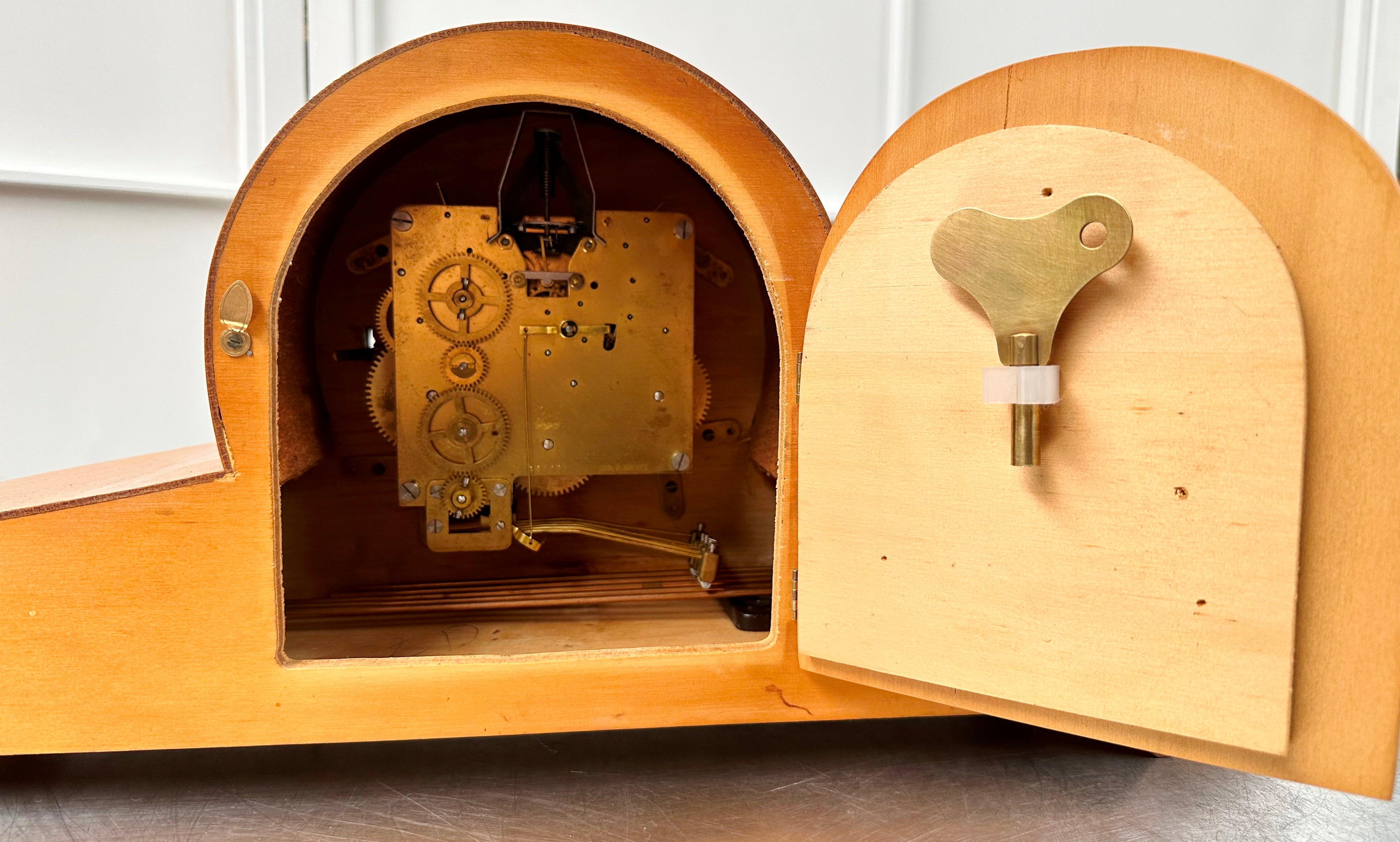 Vintage Urgos Westminster Pendulum Chime Mantel Clock | Adelaide Clocks