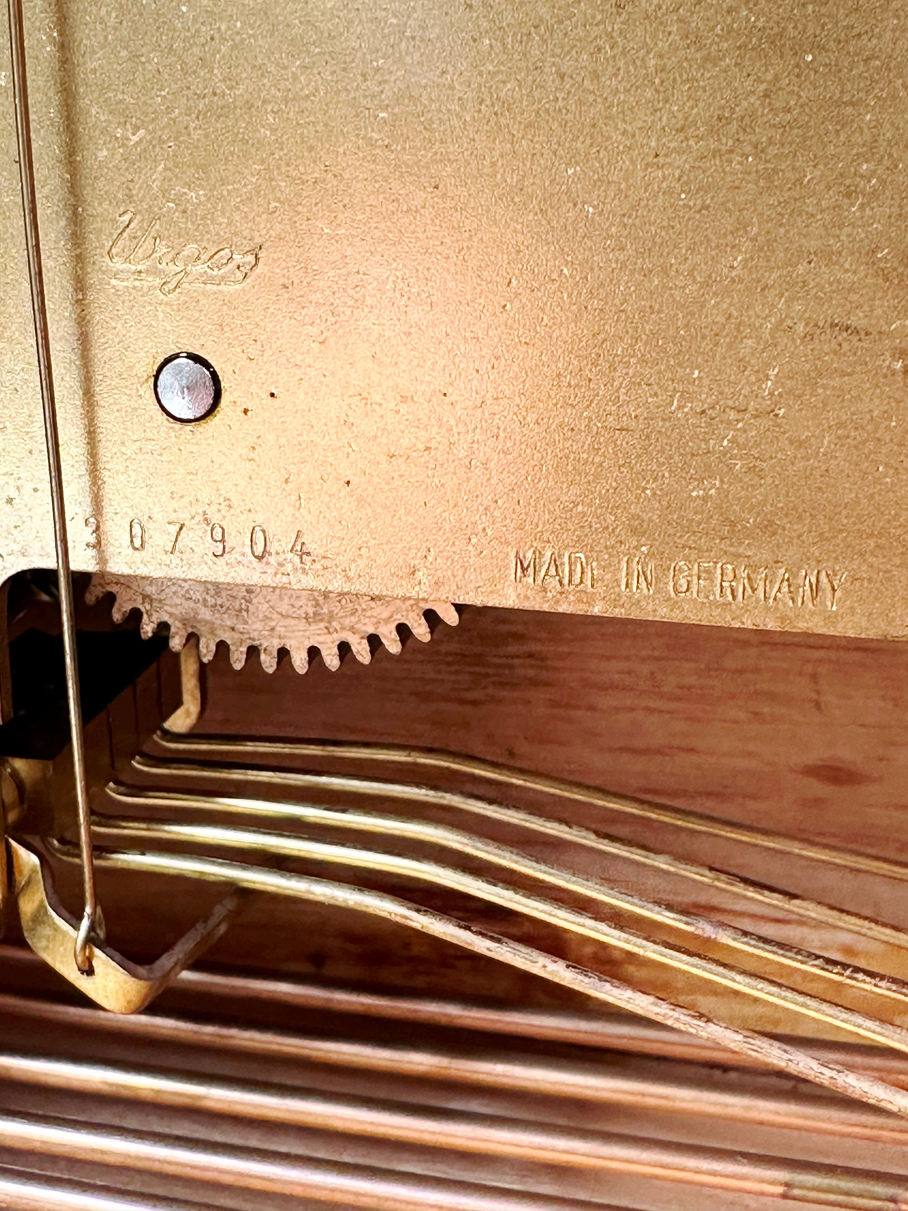 Vintage Urgos Westminster Pendulum Chime Mantel Clock | Adelaide Clocks