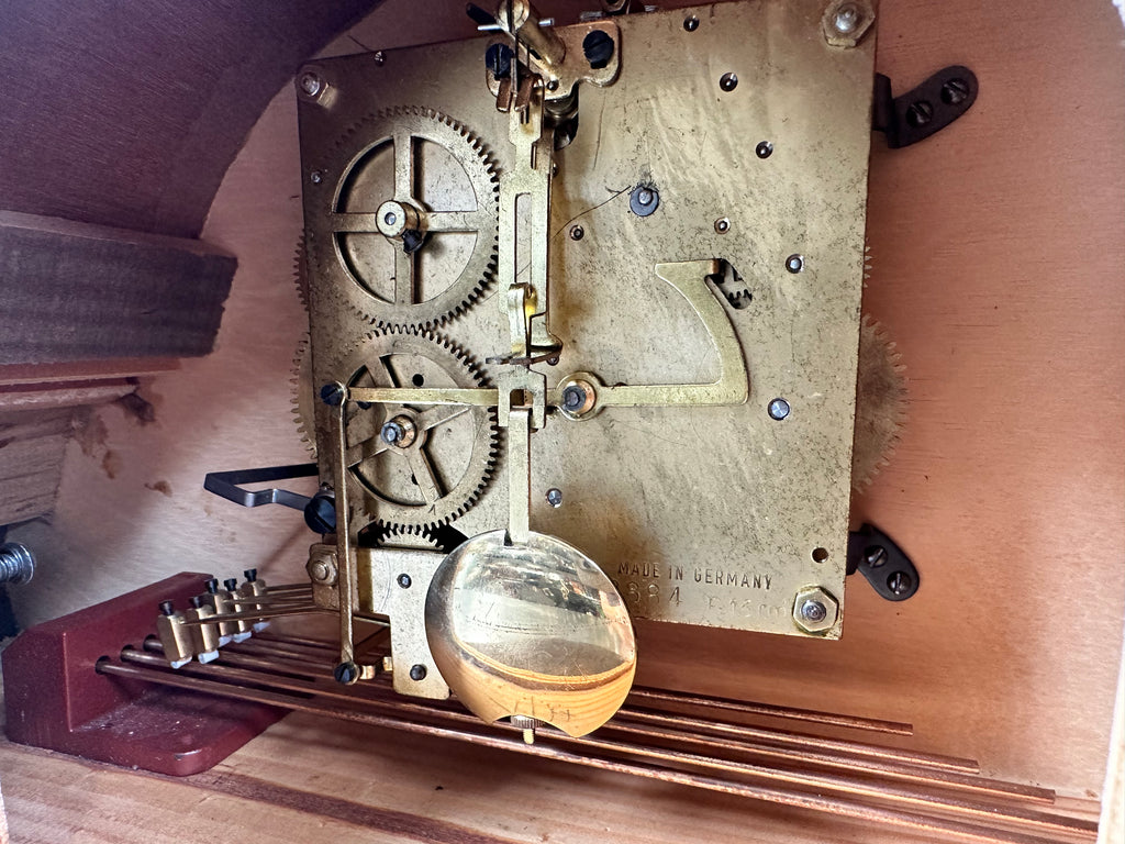 Vintage Art Deco Westminster Pendulum Hammer Chime Mantel Clock | Adelaide Clocks