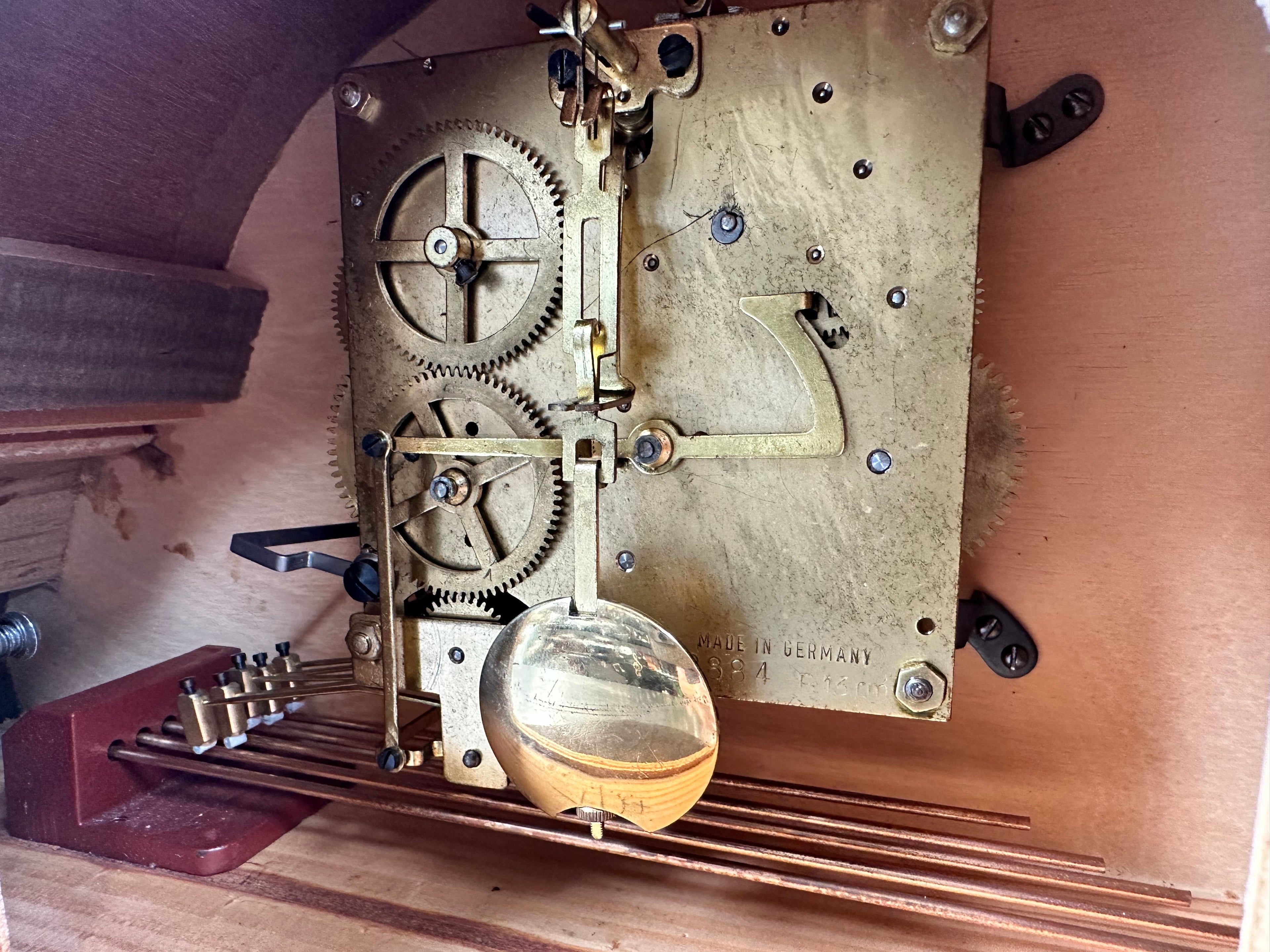 Vintage Art Deco Westminster Pendulum Hammer Chime Mantel Clock | Adelaide Clocks