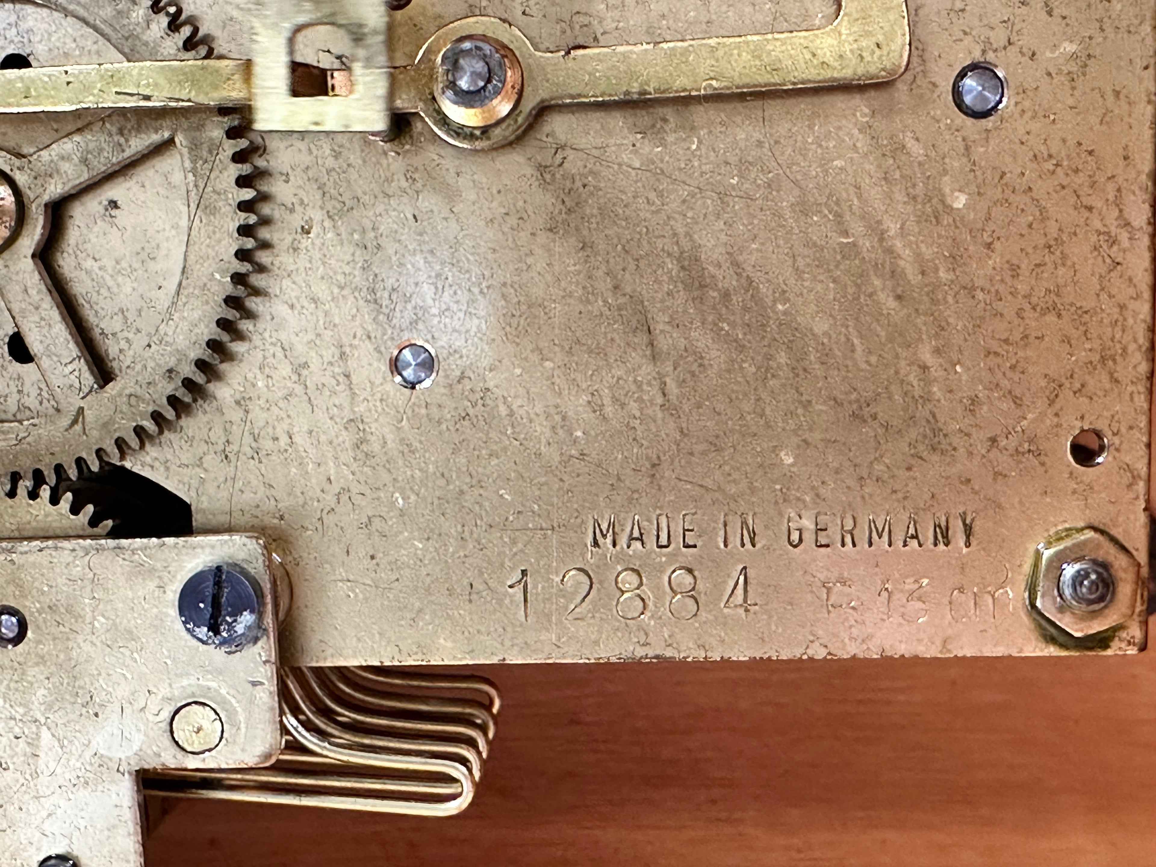 Vintage Art Deco Westminster Pendulum Hammer Chime Mantel Clock | Adelaide Clocks