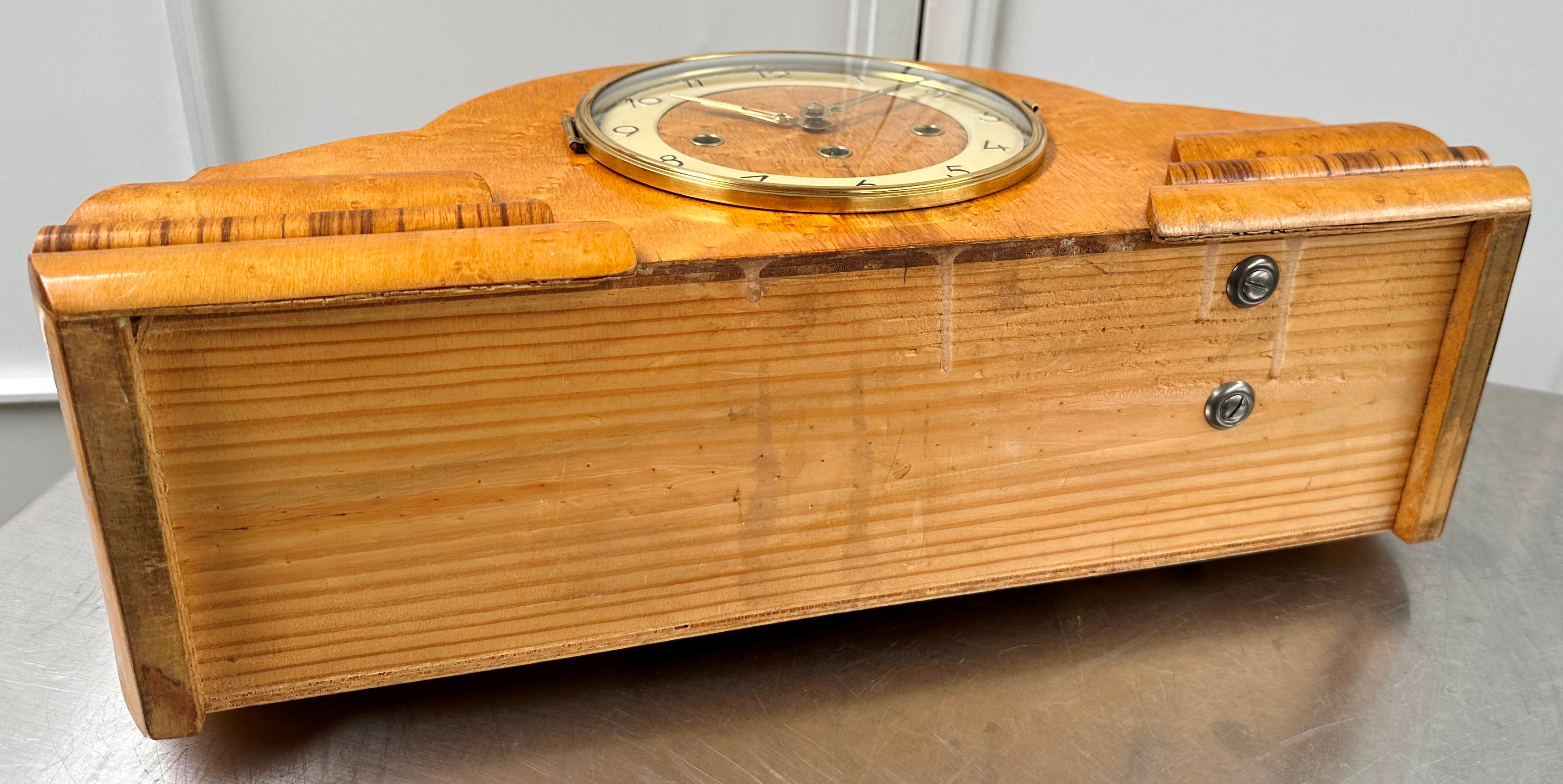 Vintage Art Deco Westminster Pendulum Hammer Chime Mantel Clock | Adelaide Clocks